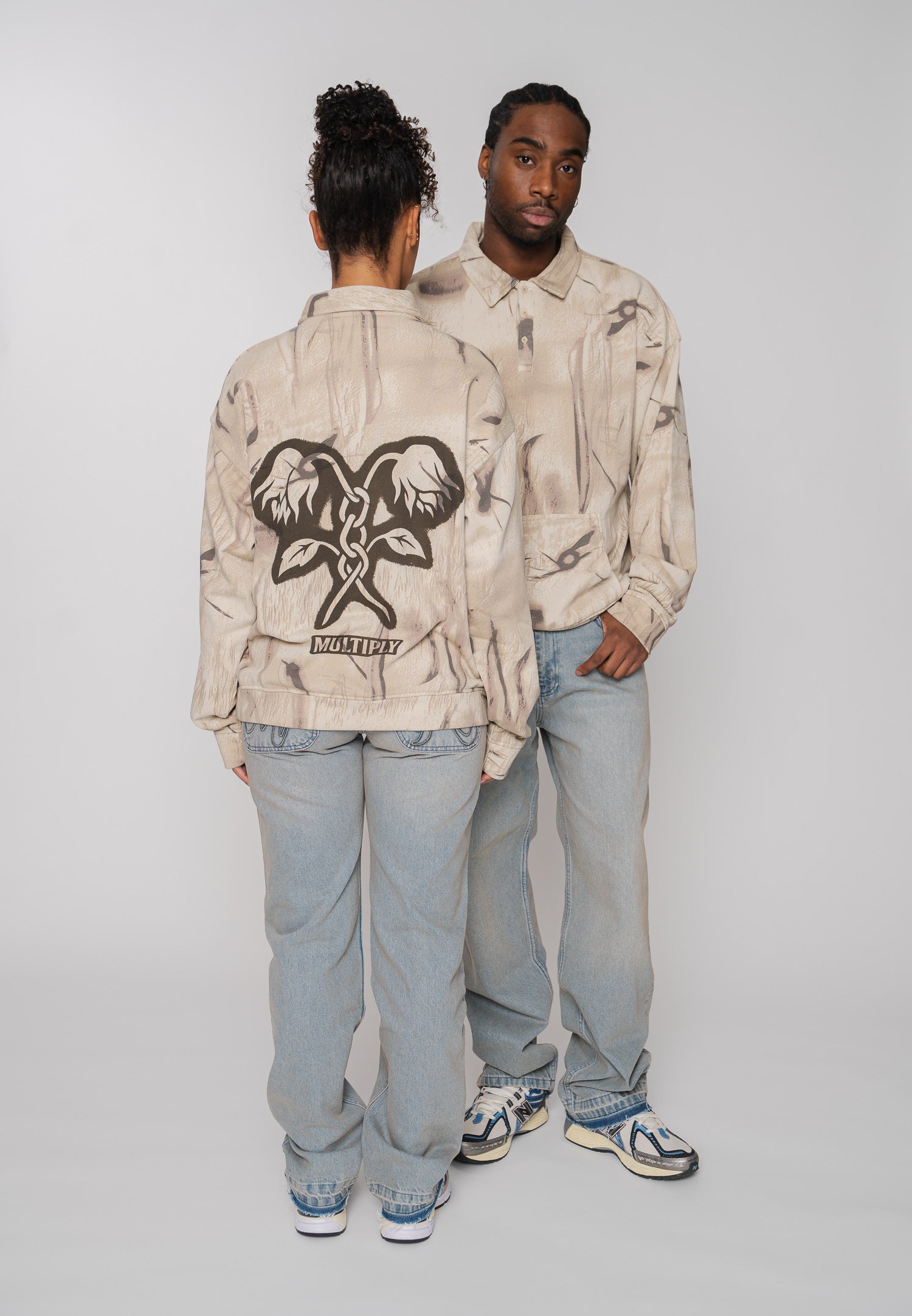 Oversized sweatshirt polo WILTED Castle Wall