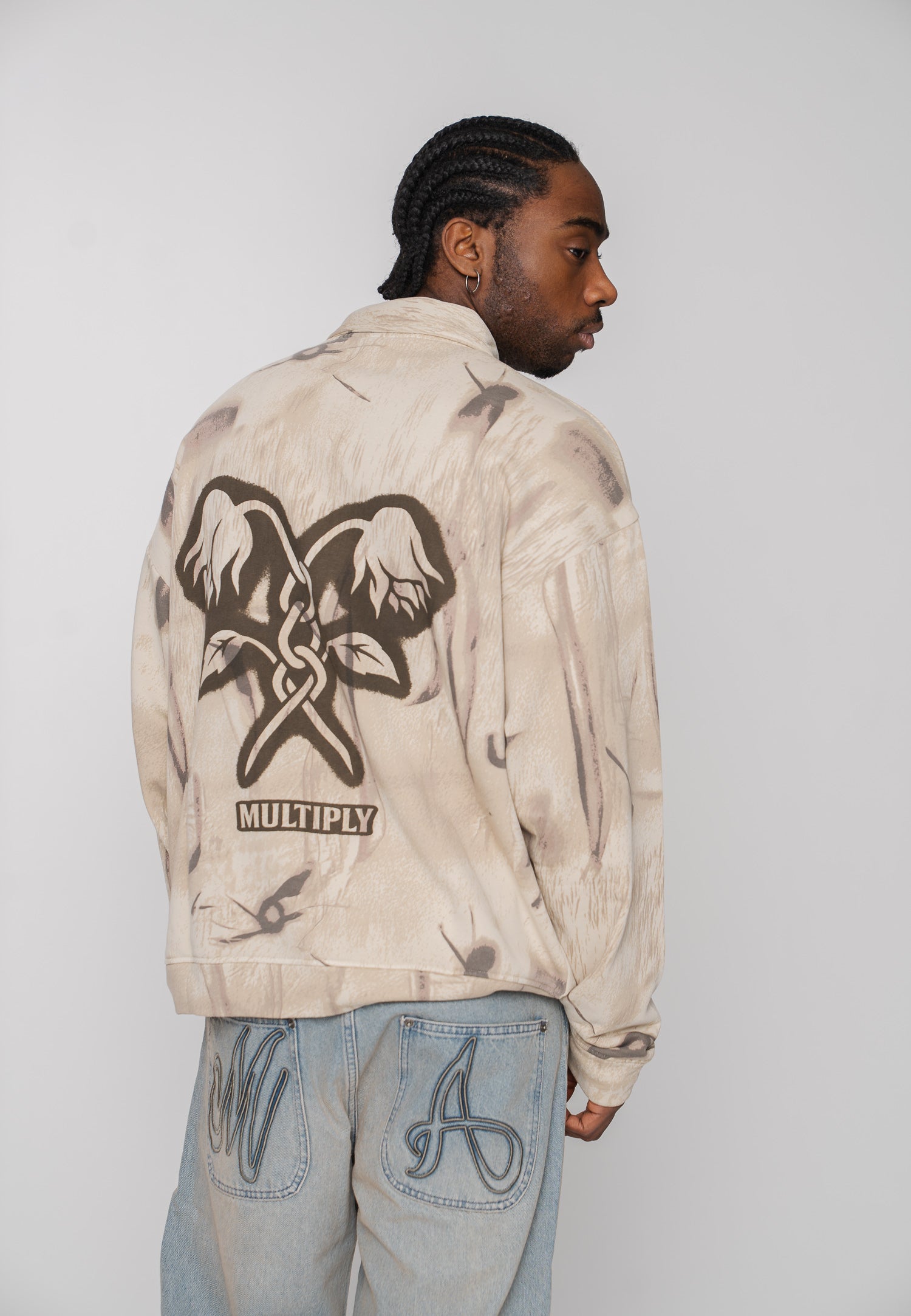 Oversized sweatshirt polo WILTED Castle Wall