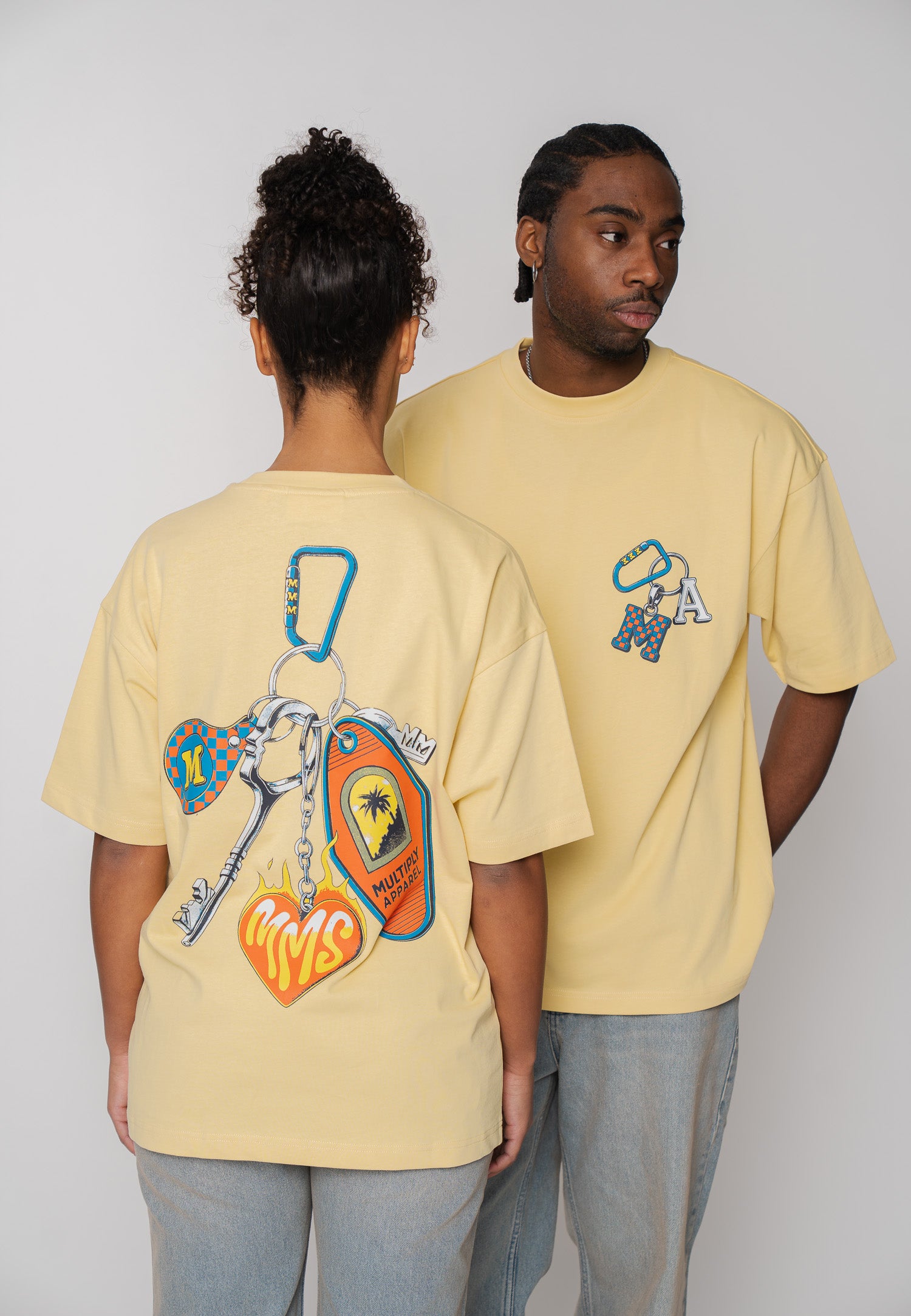 Oversized T-Shirt SNAKE SKETCH Black Soda Washed