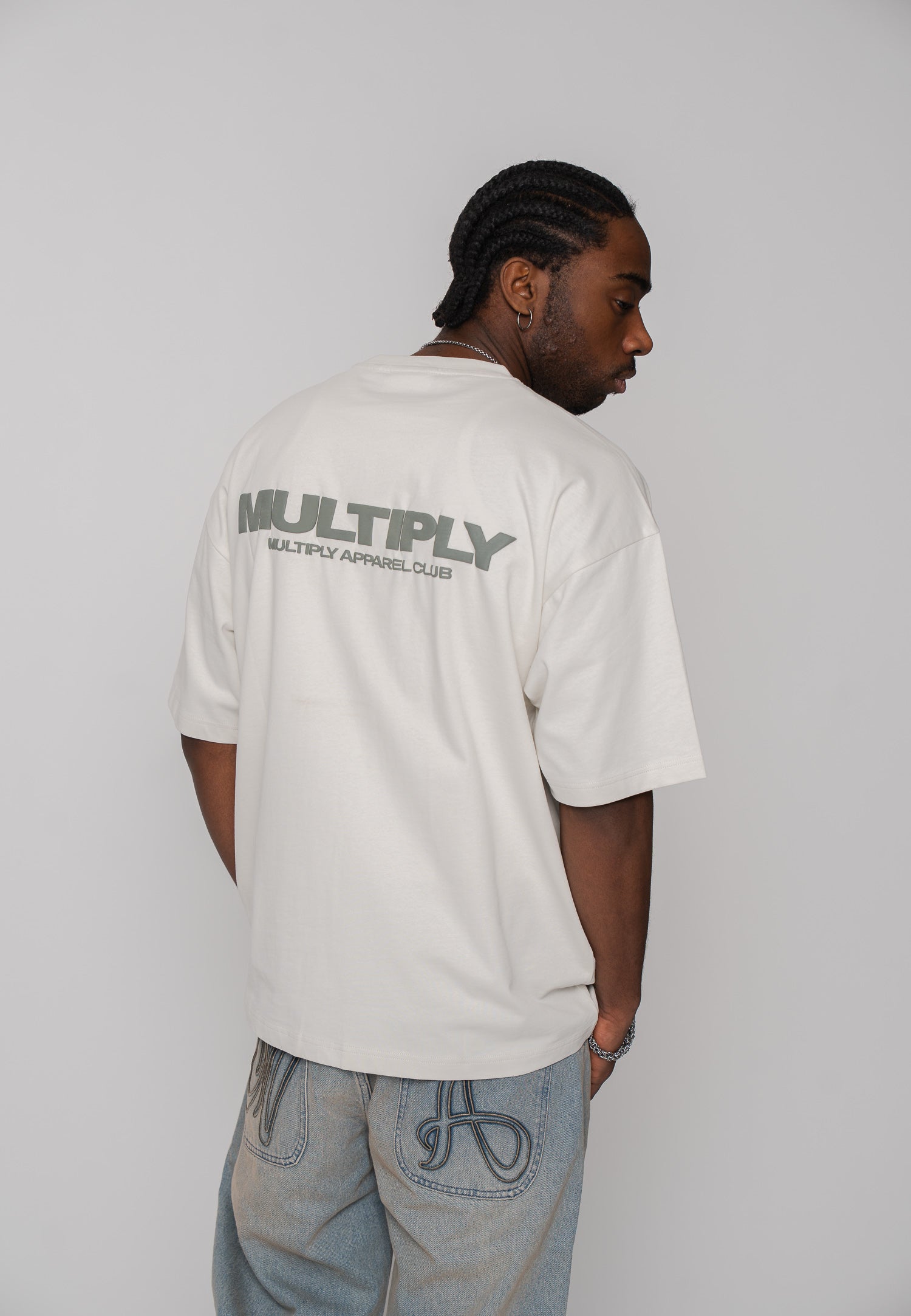 Oversized T-shirt MULTIPLY Straw