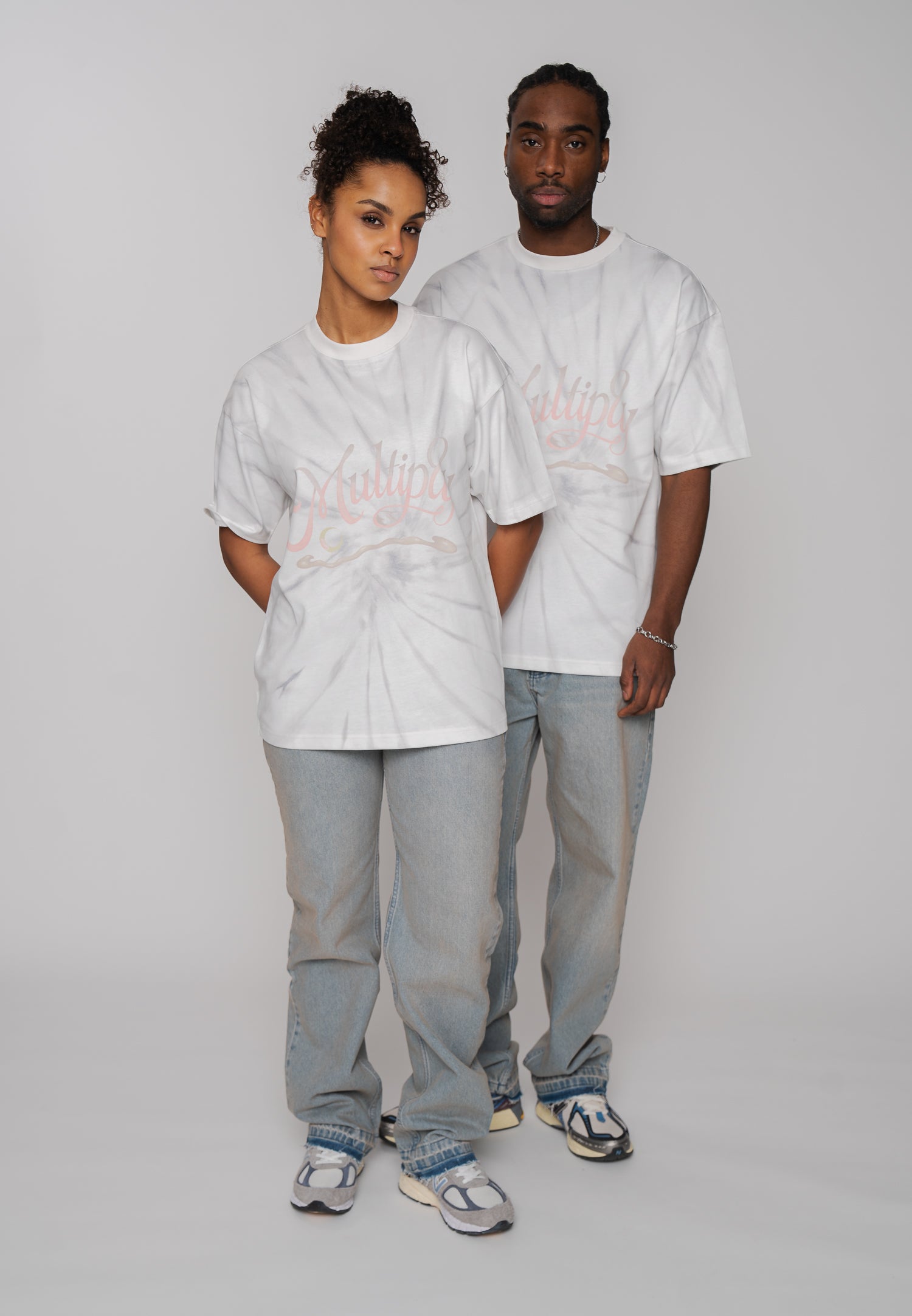 Oversize longsleeve HORSE SKETCH Black Soda Washed