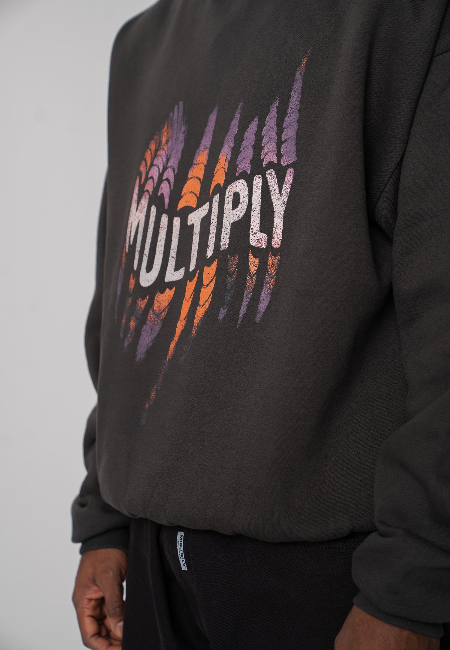 Oversized sweatshirt WATERCOLOR Phantom Washed