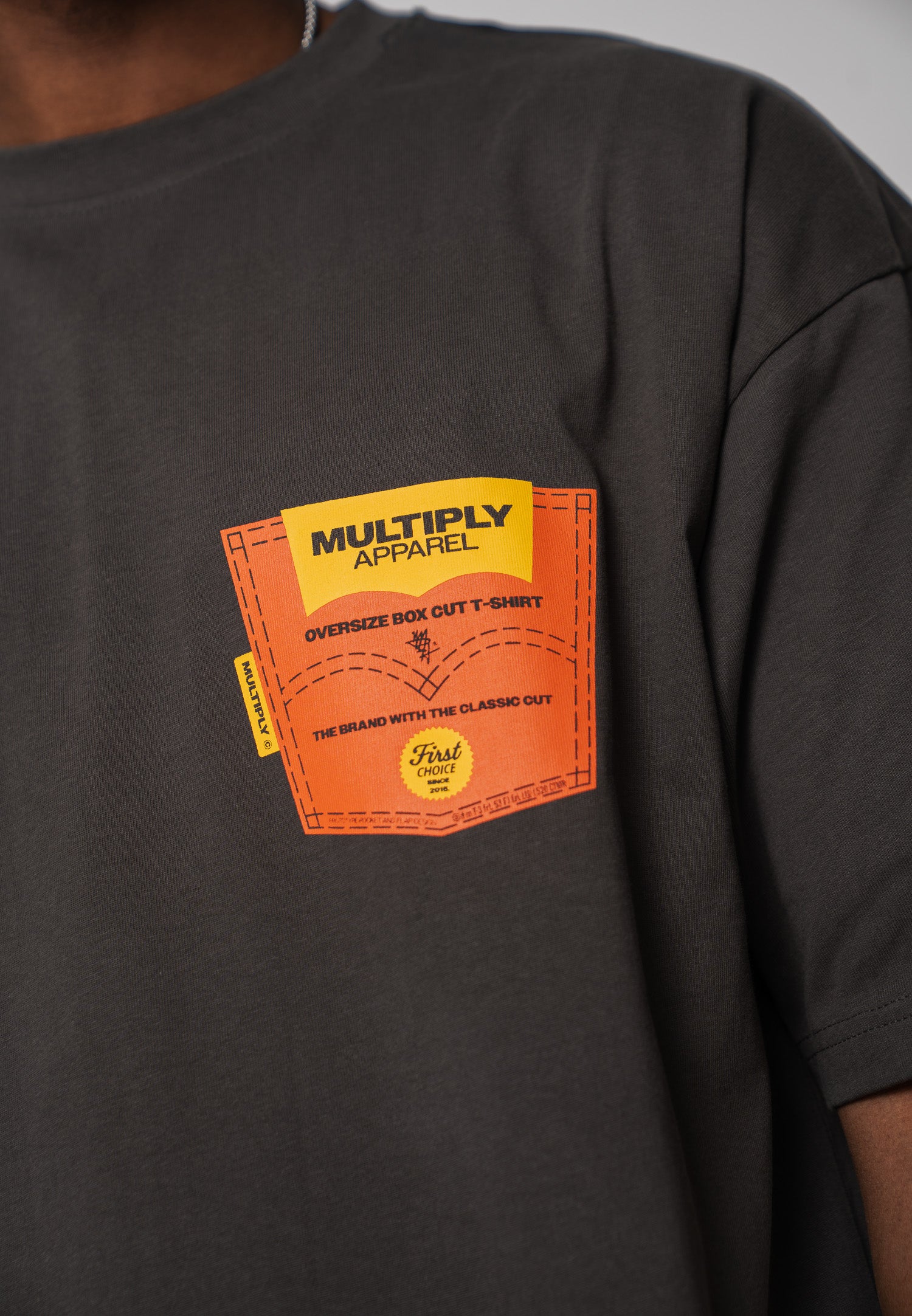 Oversized T-Shirt SNAKE SKETCH Black Soda Washed