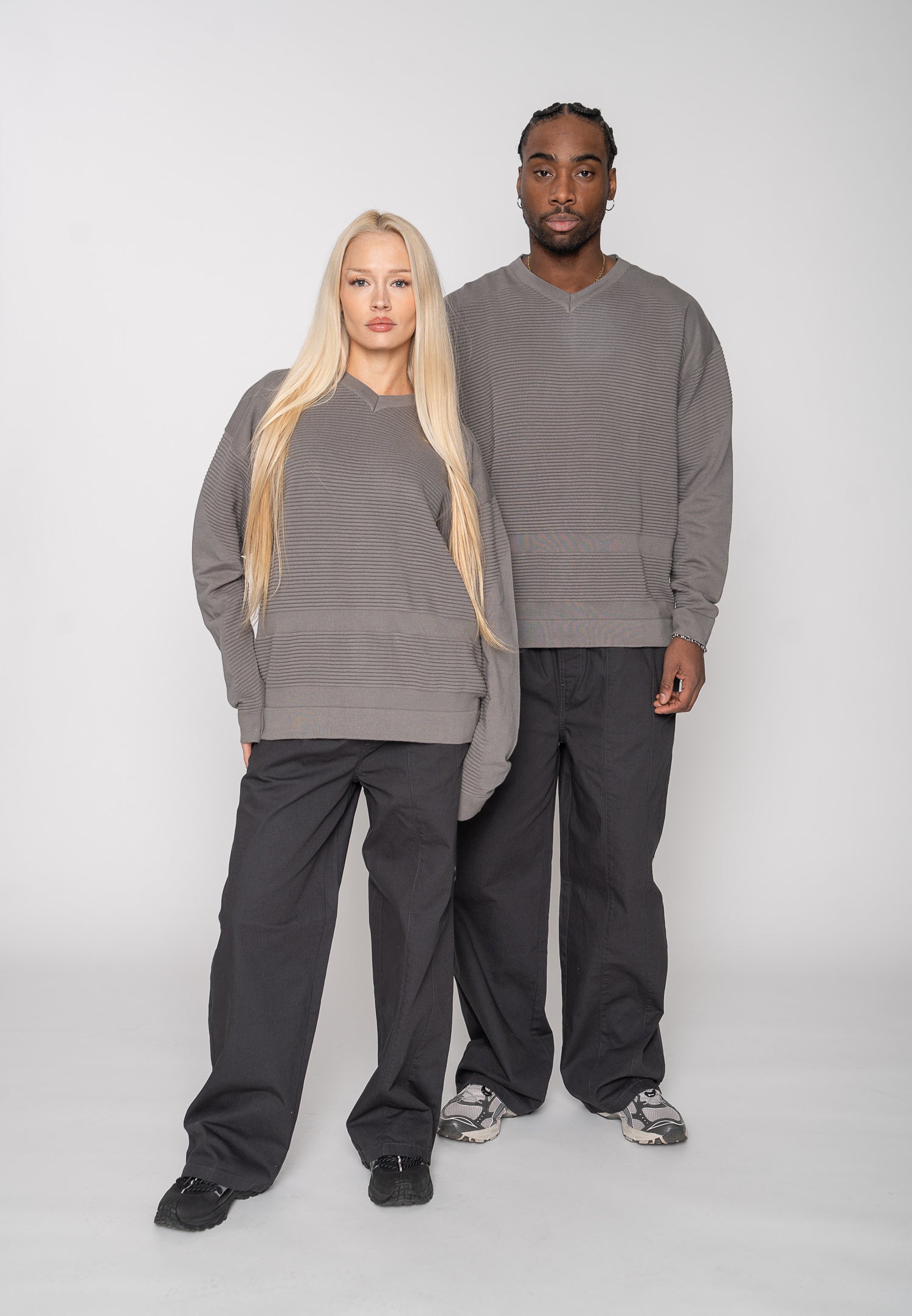 Oversized sweatshirt branding gargoyle