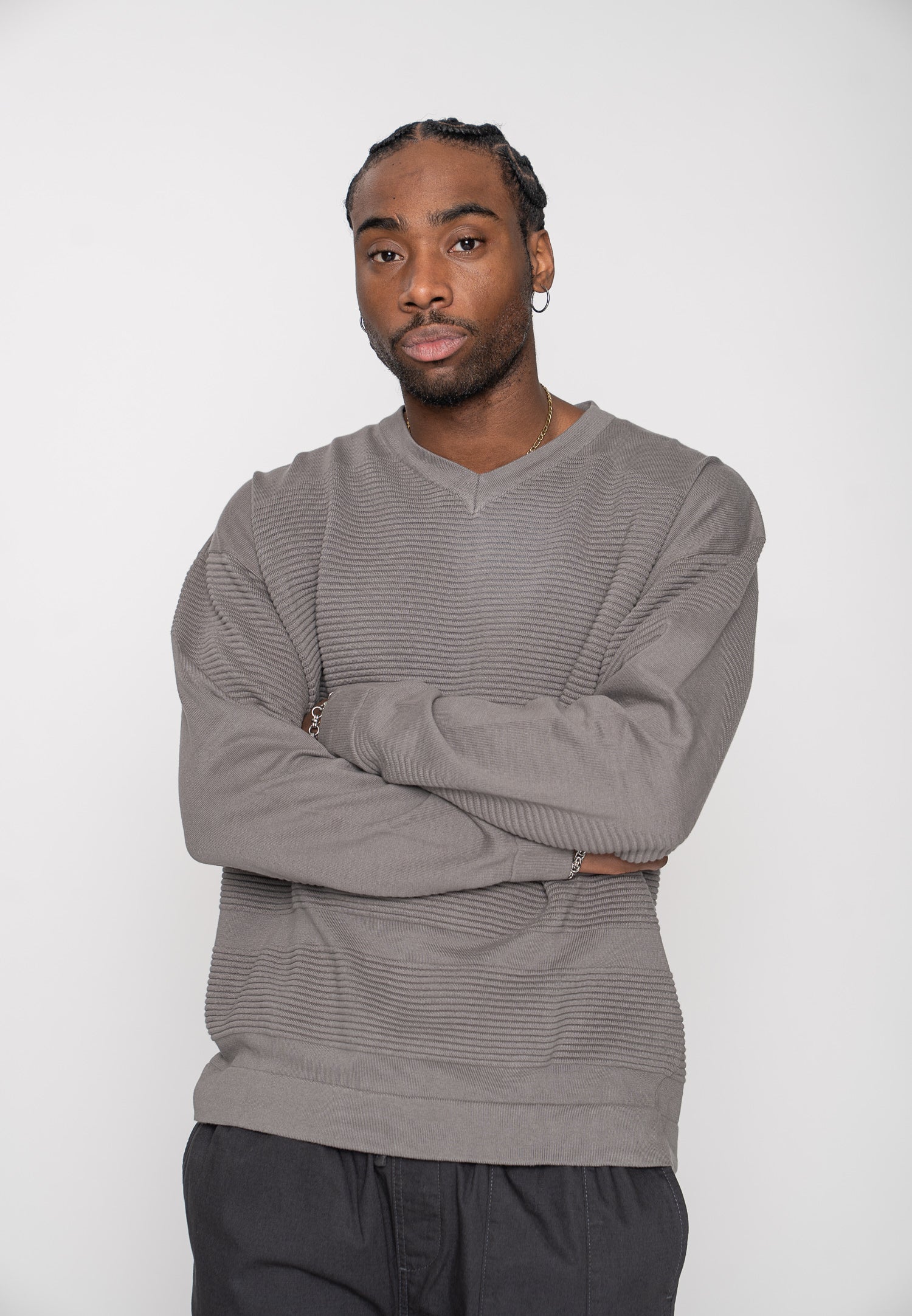 Oversized sweatshirt branding gargoyle