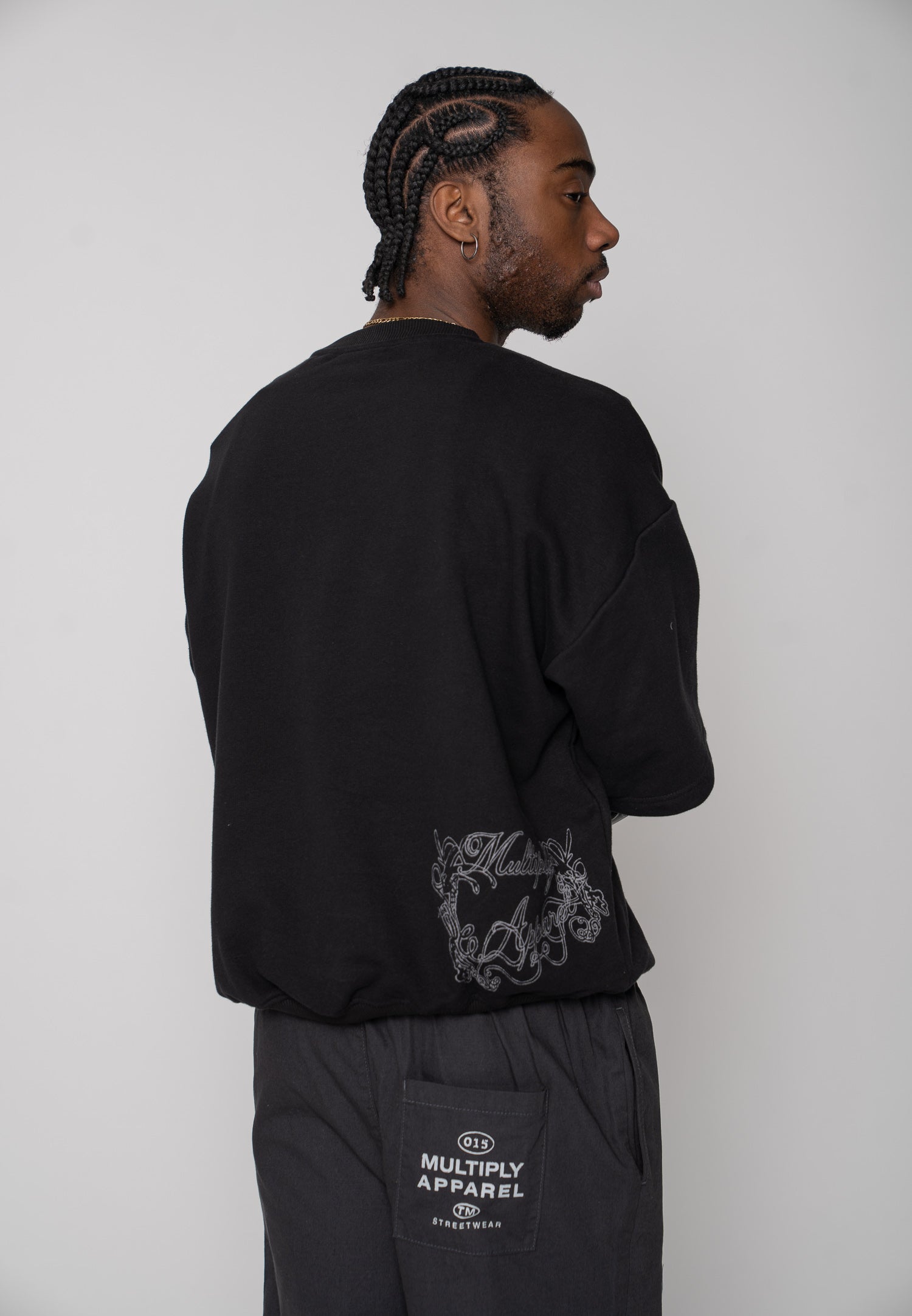 Oversize Sweatshirt HARMONY Black