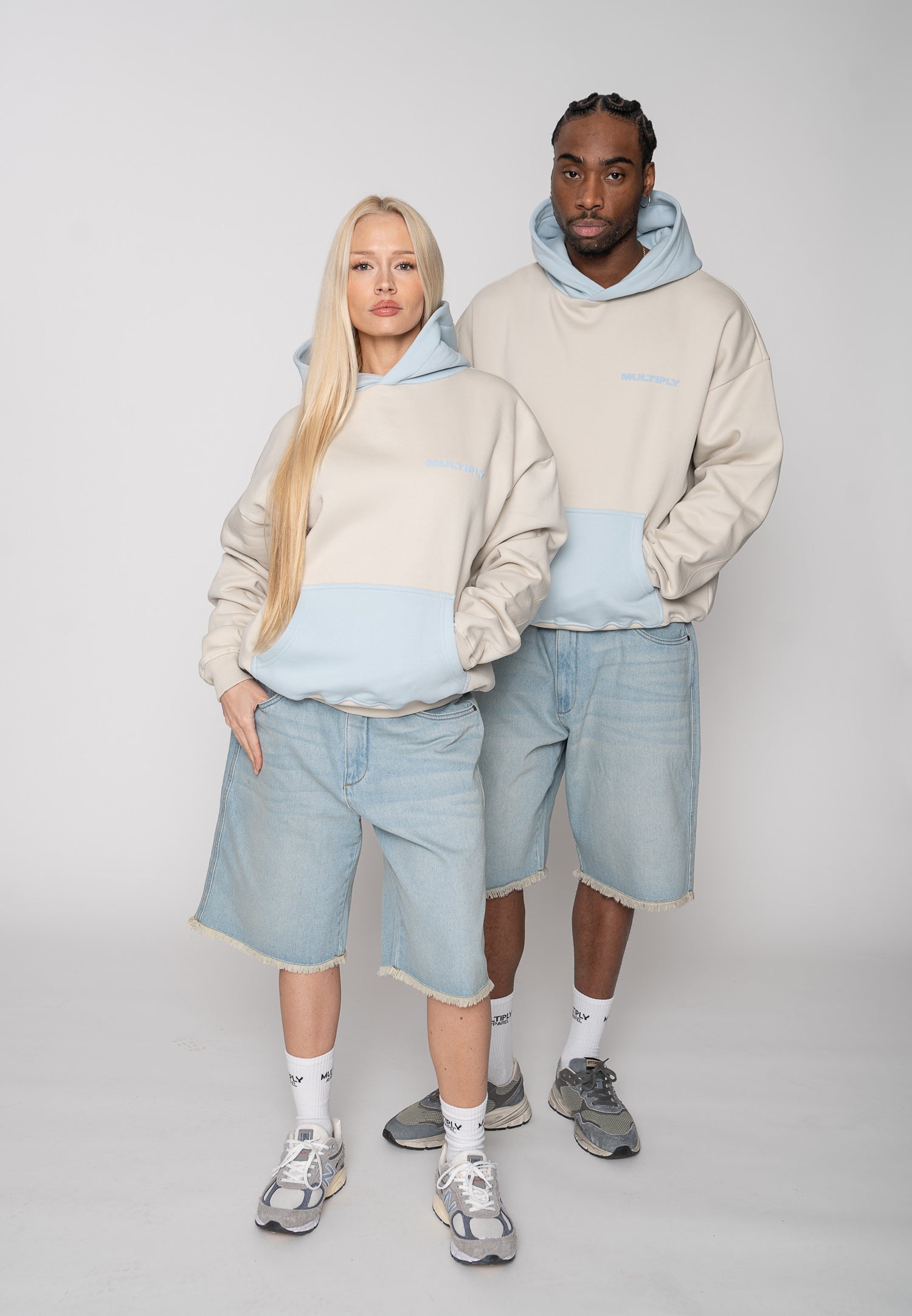 Oversized hoodie MULTIPLY Gargoyle