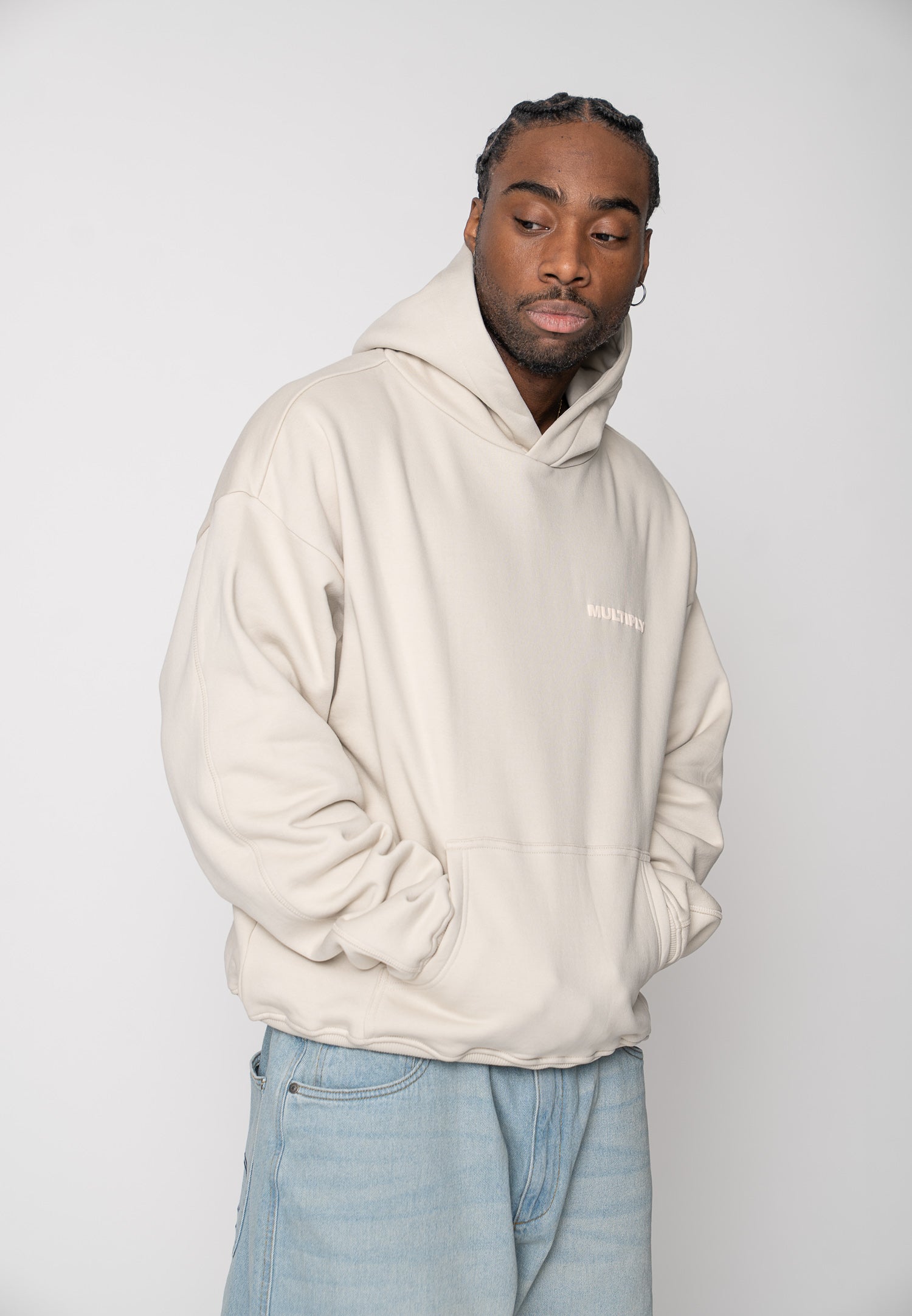 Oversized hoodie MULTIPLY Gargoyle