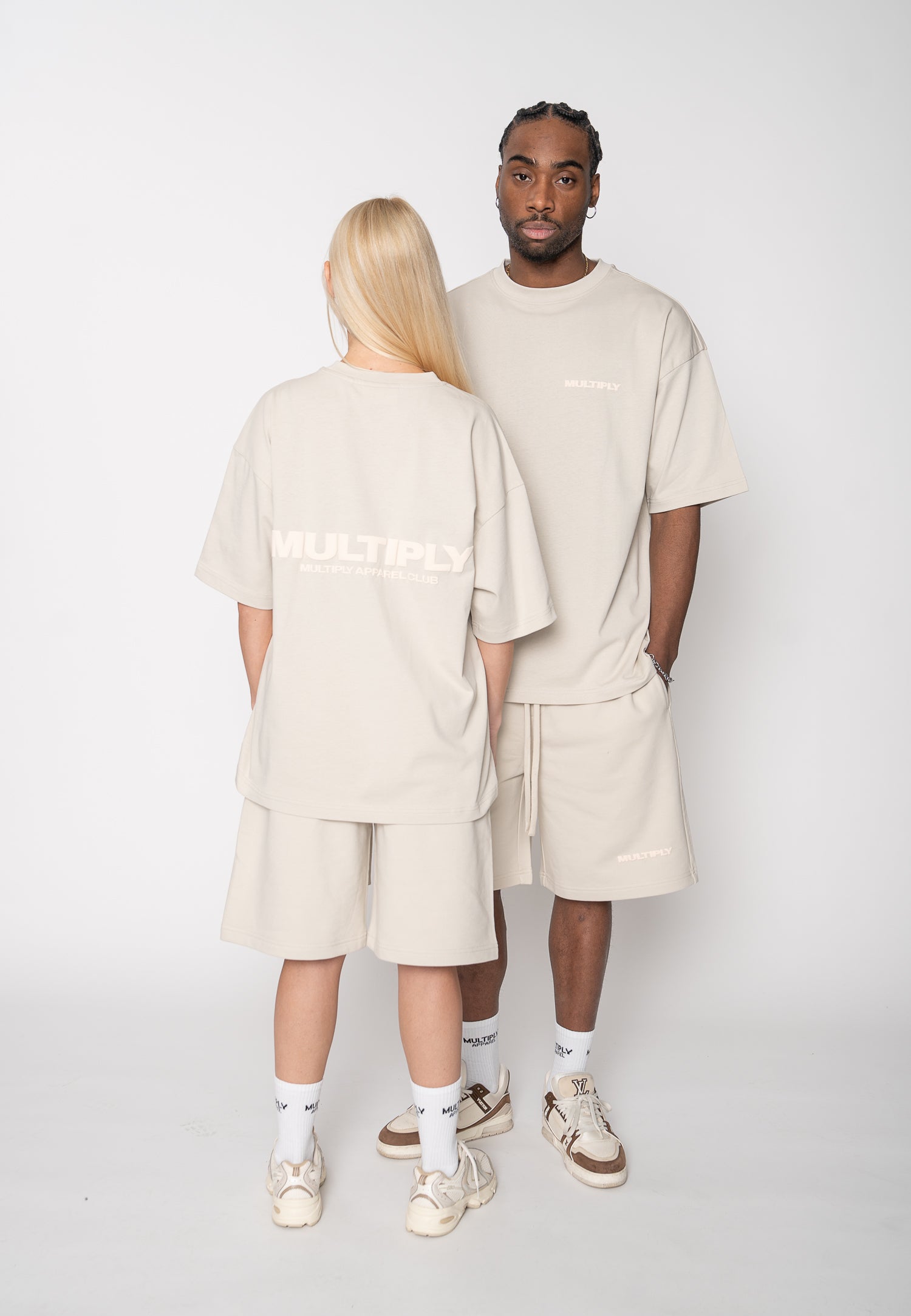 Oversized T-shirt MULTIPLY Straw