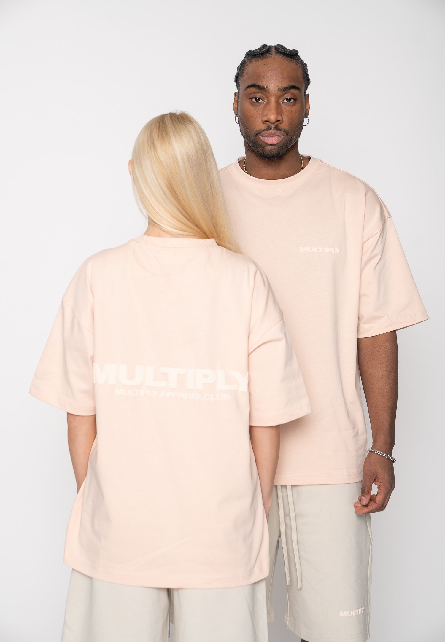Oversized T-shirt MULTIPLY Straw