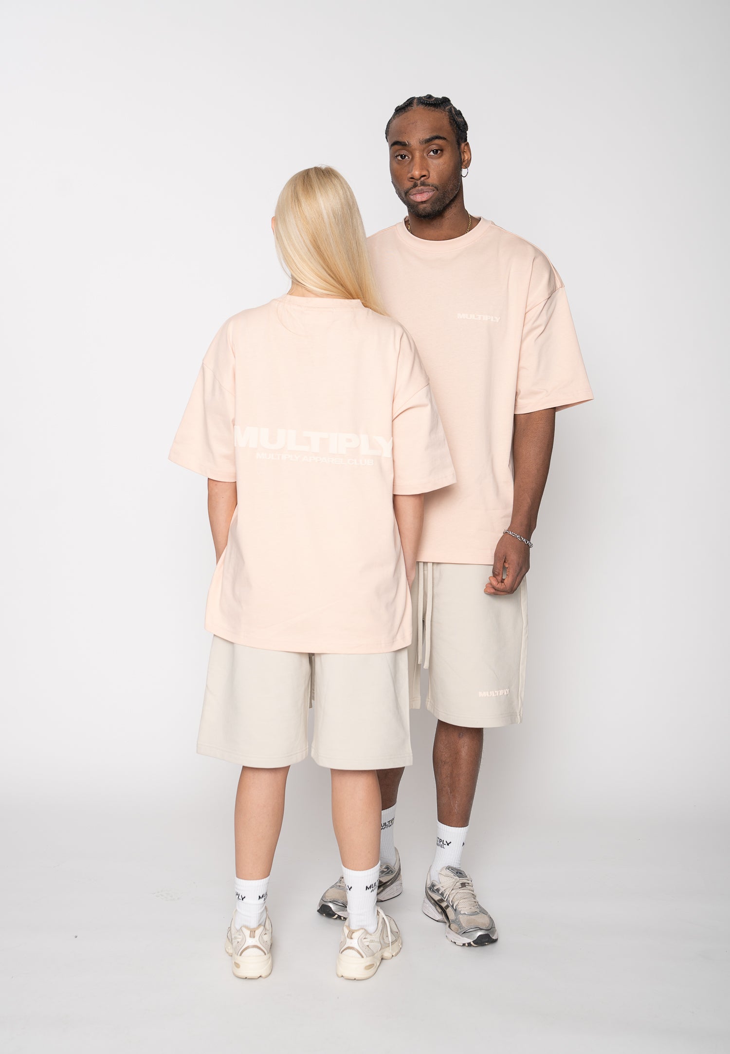 Oversized T-shirt MULTIPLY Straw