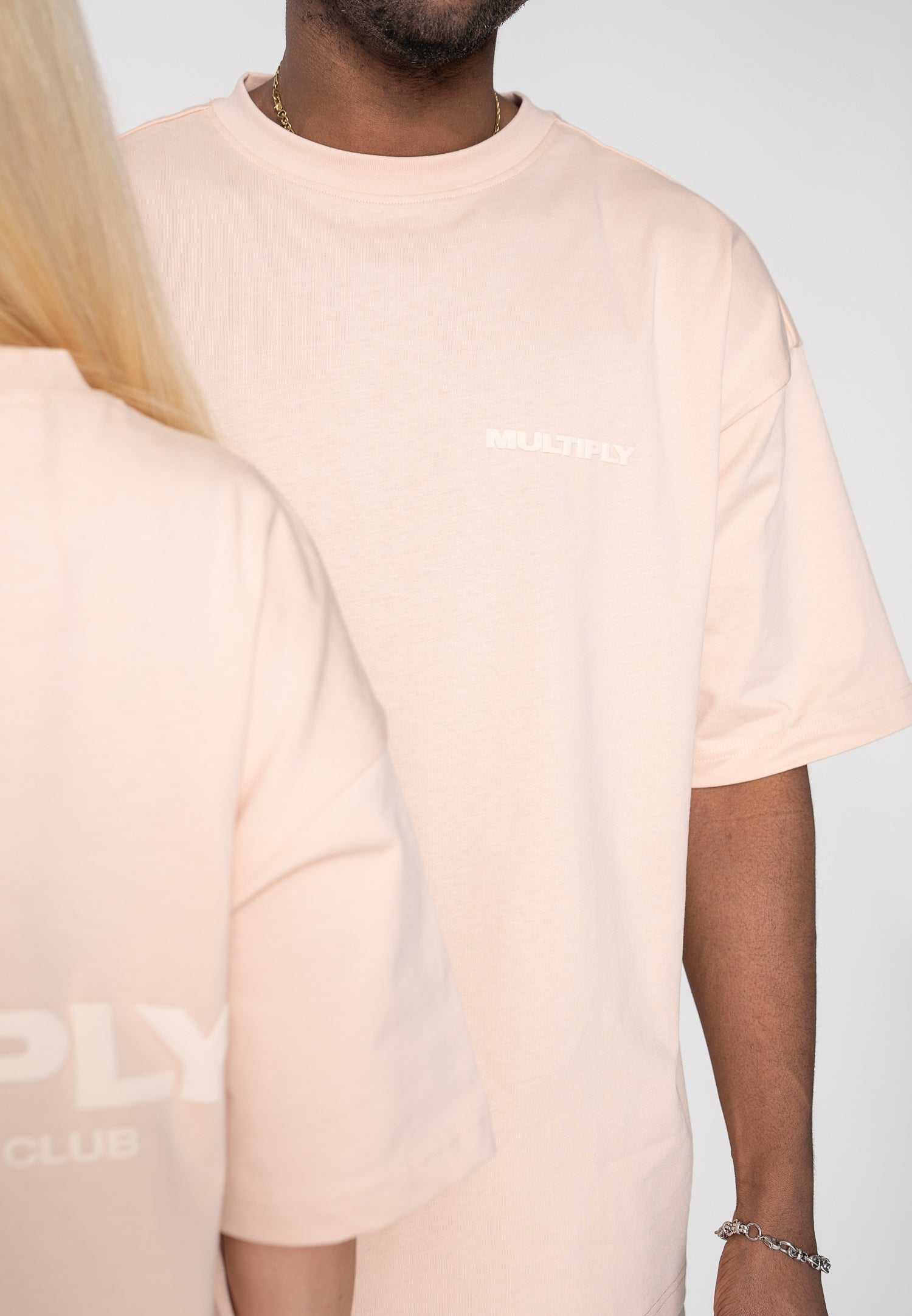 Oversized T-shirt MULTIPLY Straw