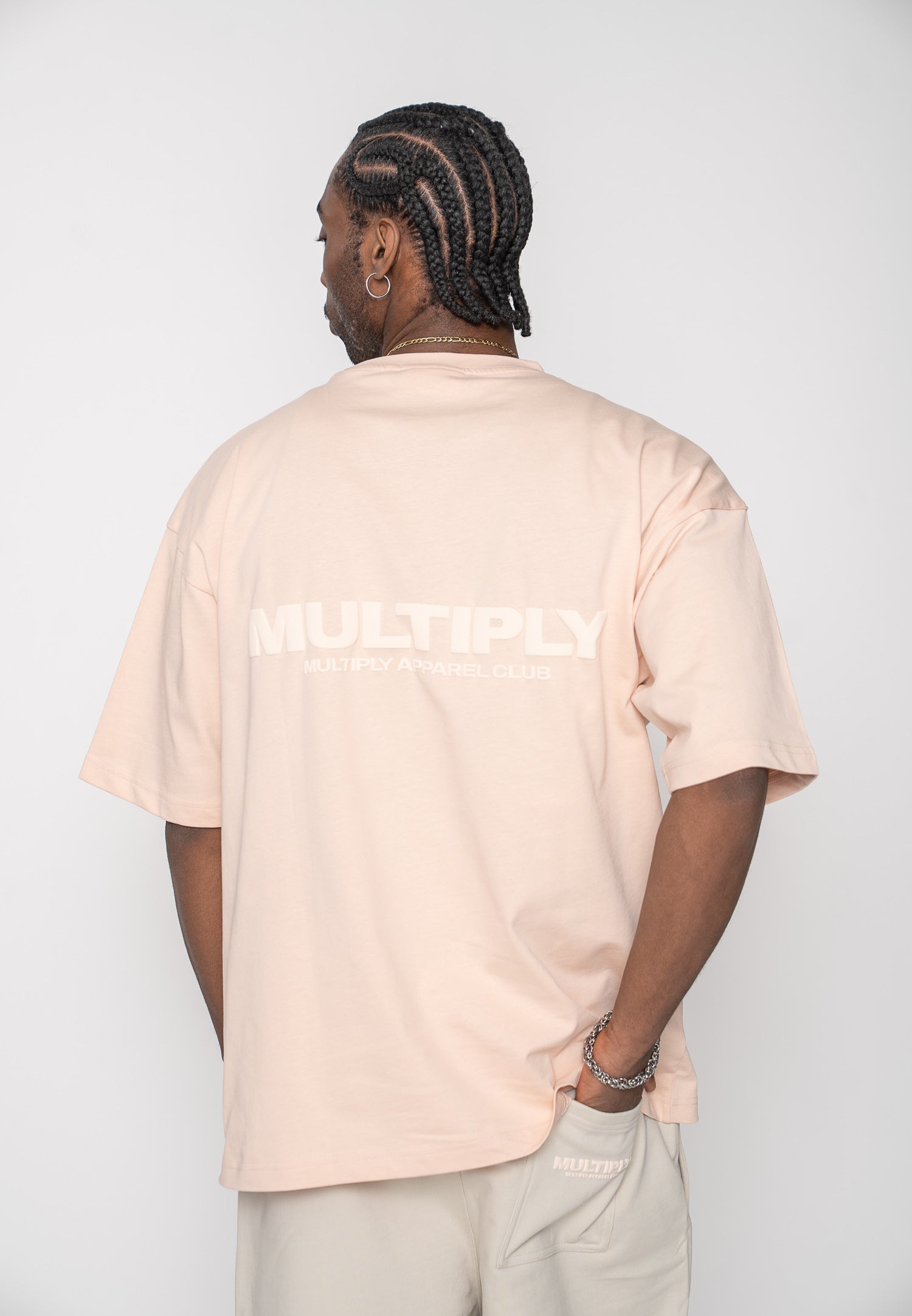 Oversized T-shirt MULTIPLY Straw