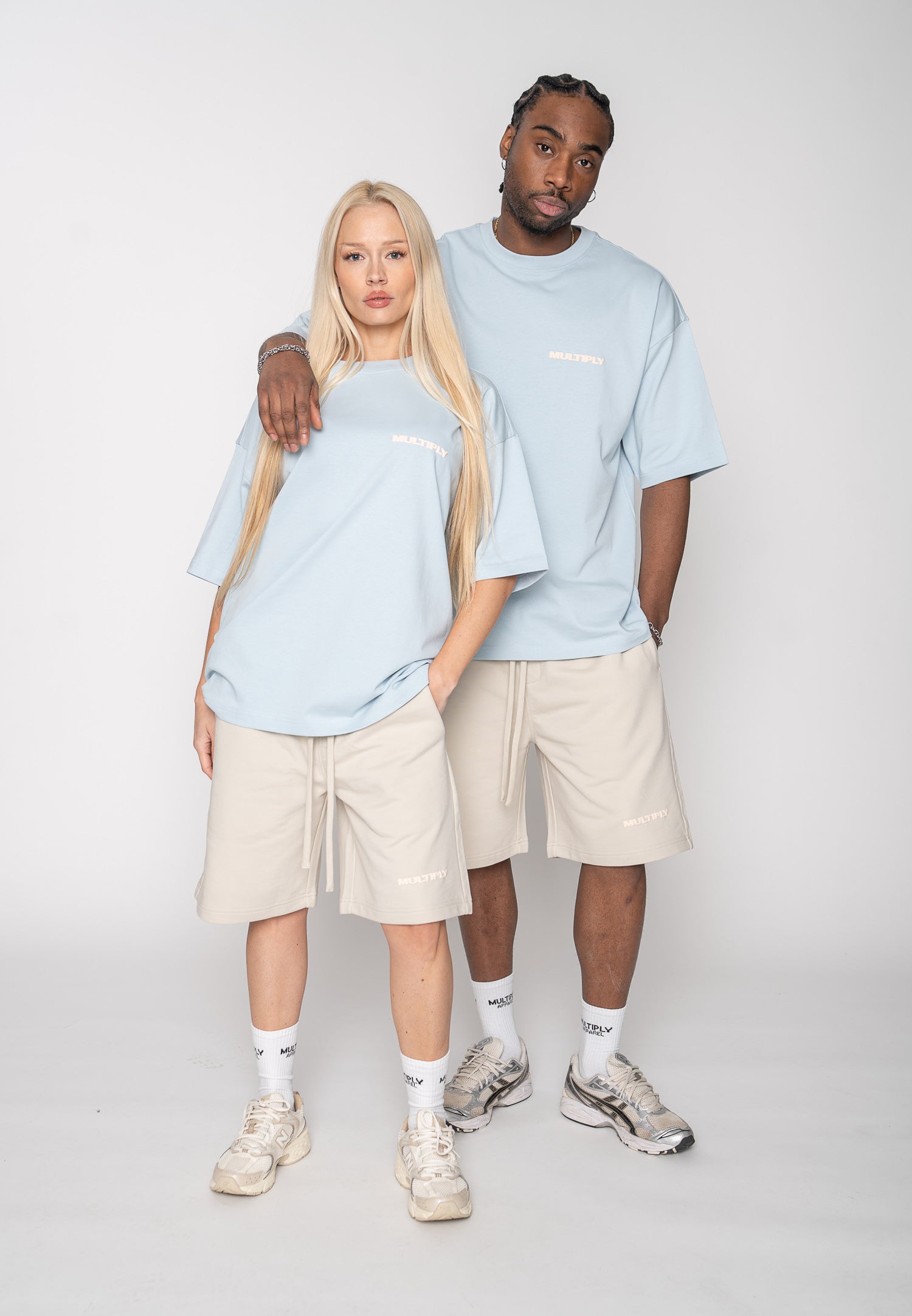 Oversized T-shirt MULTIPLY Straw