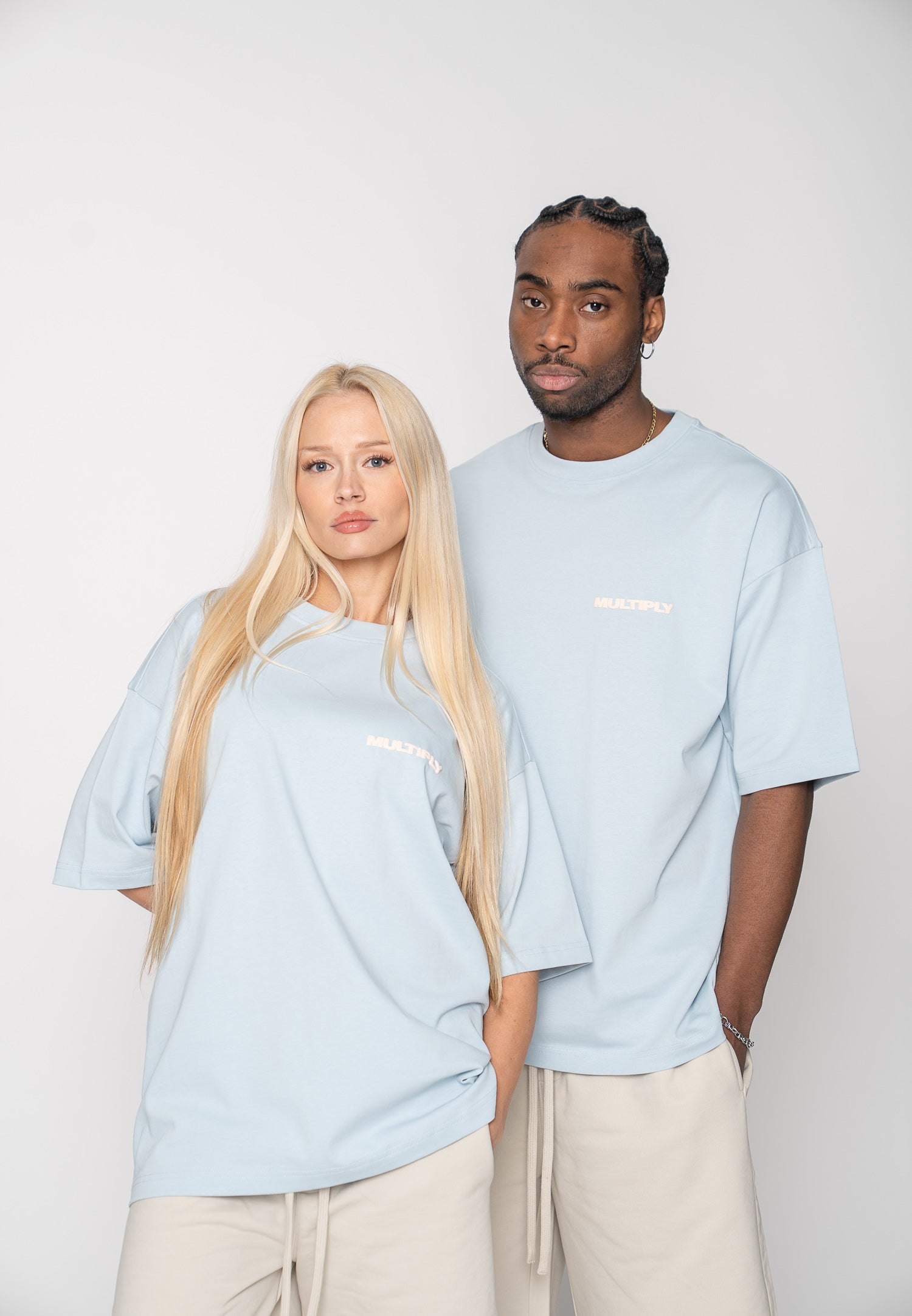 Oversized T-shirt MULTIPLY Straw