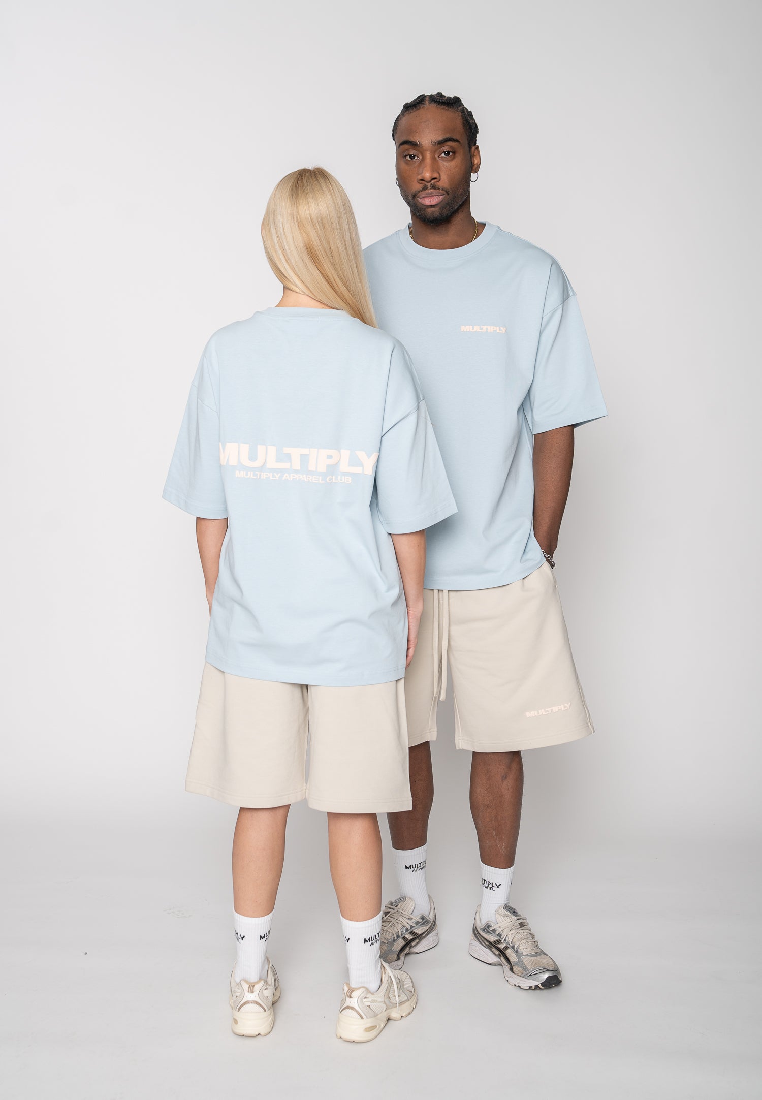 Oversized T-shirt MULTIPLY Straw