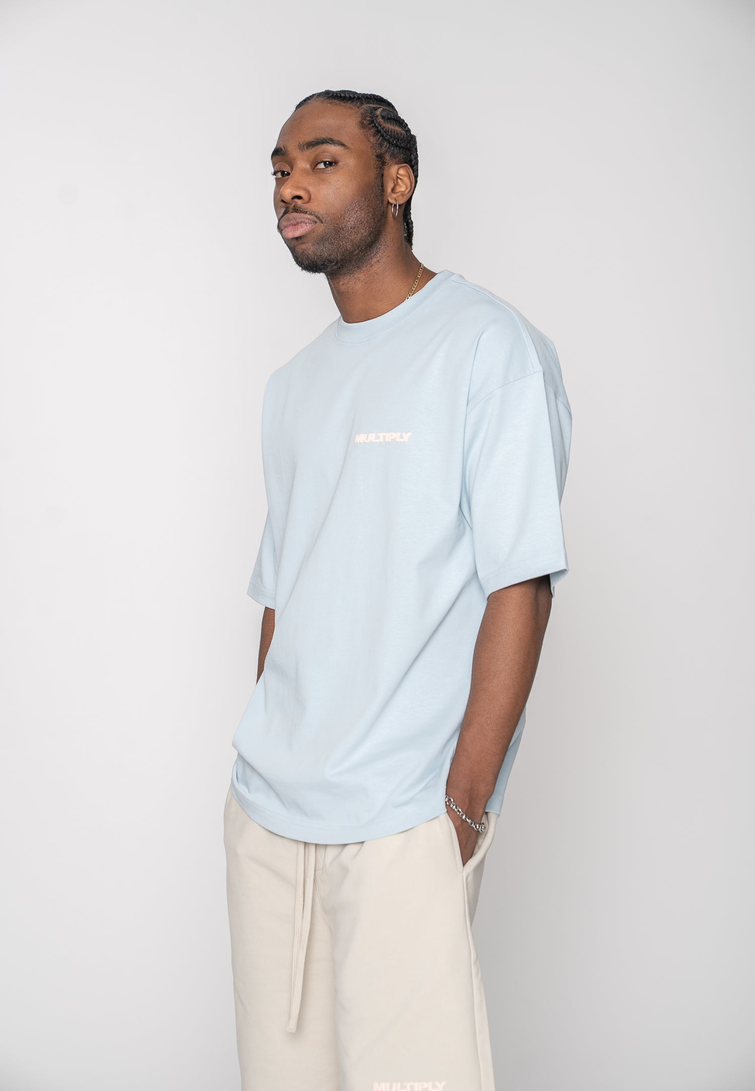 Oversized T-shirt MULTIPLY Straw