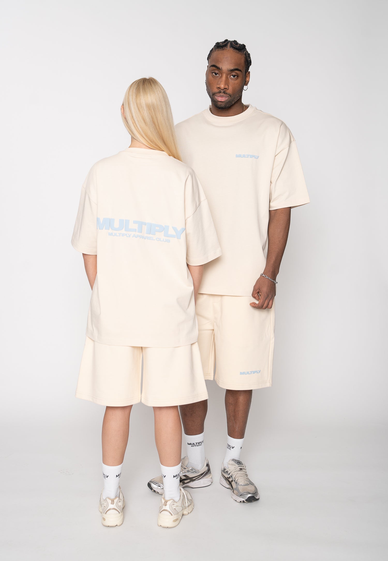 Oversized T-shirt MULTIPLY Straw