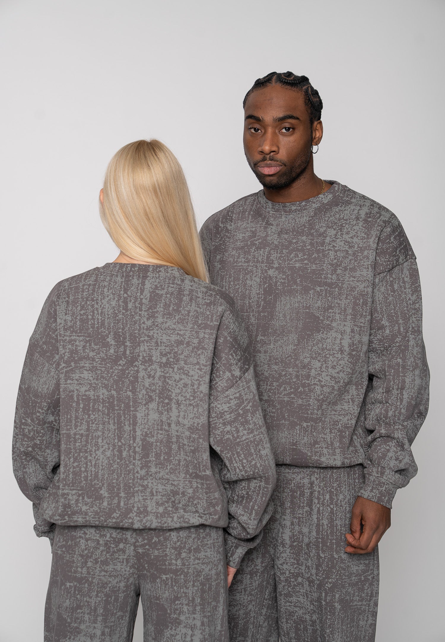 Oversized sweatshirt RIVIERA Fields of Rye