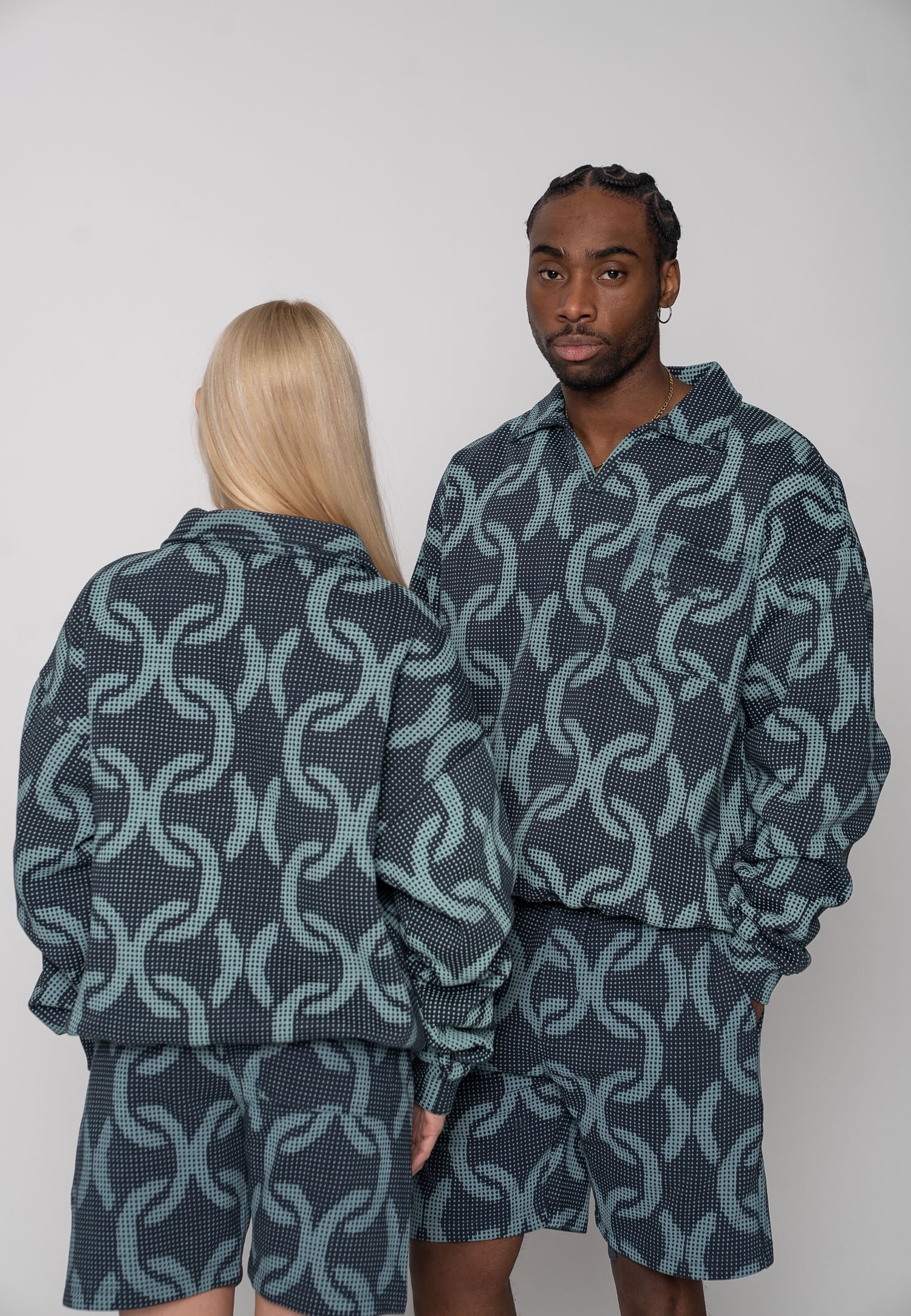 Oversized sweatshirt RIVIERA Fields of Rye