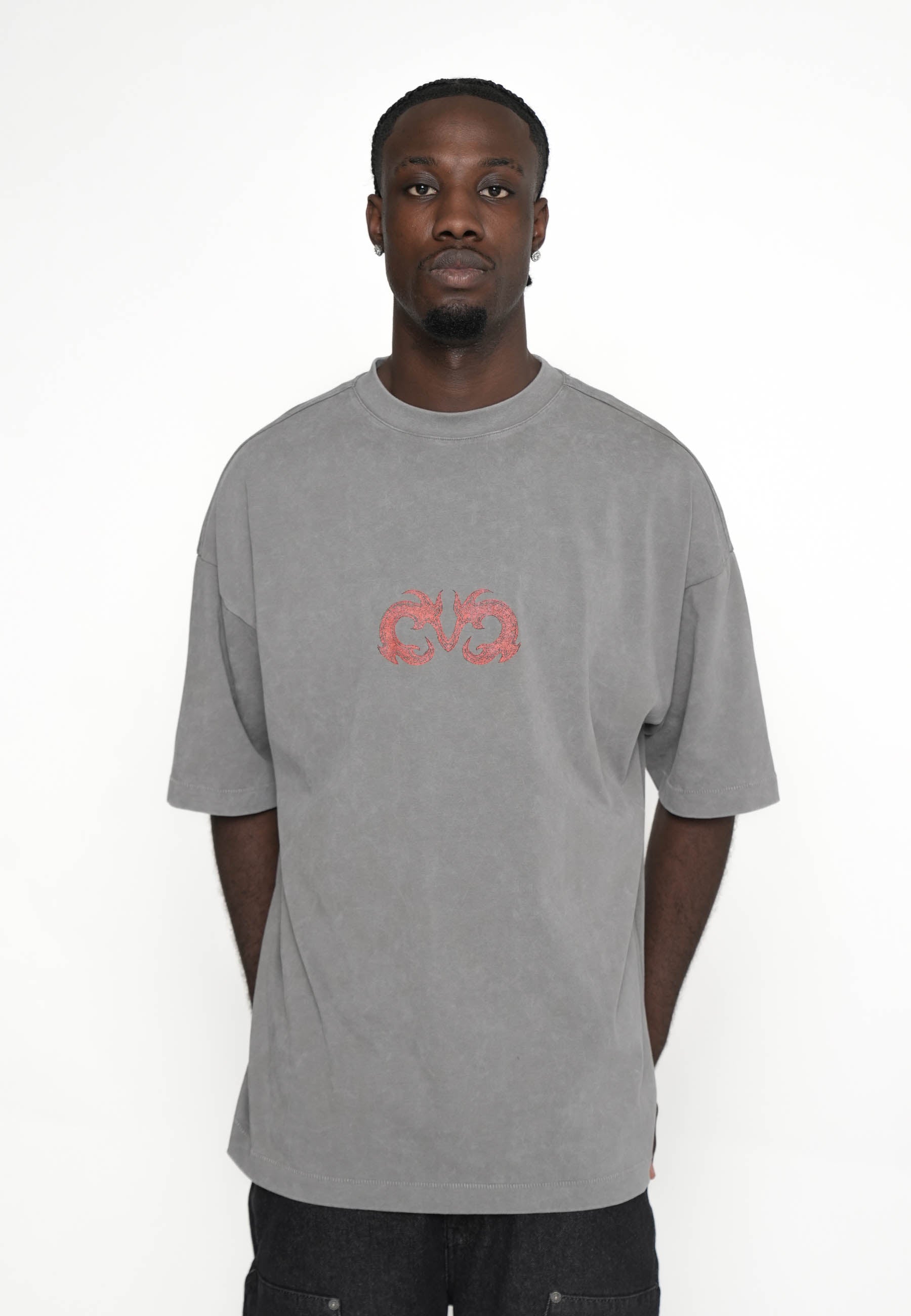 Oversize T-shirt CELTIC Gargoyle washed