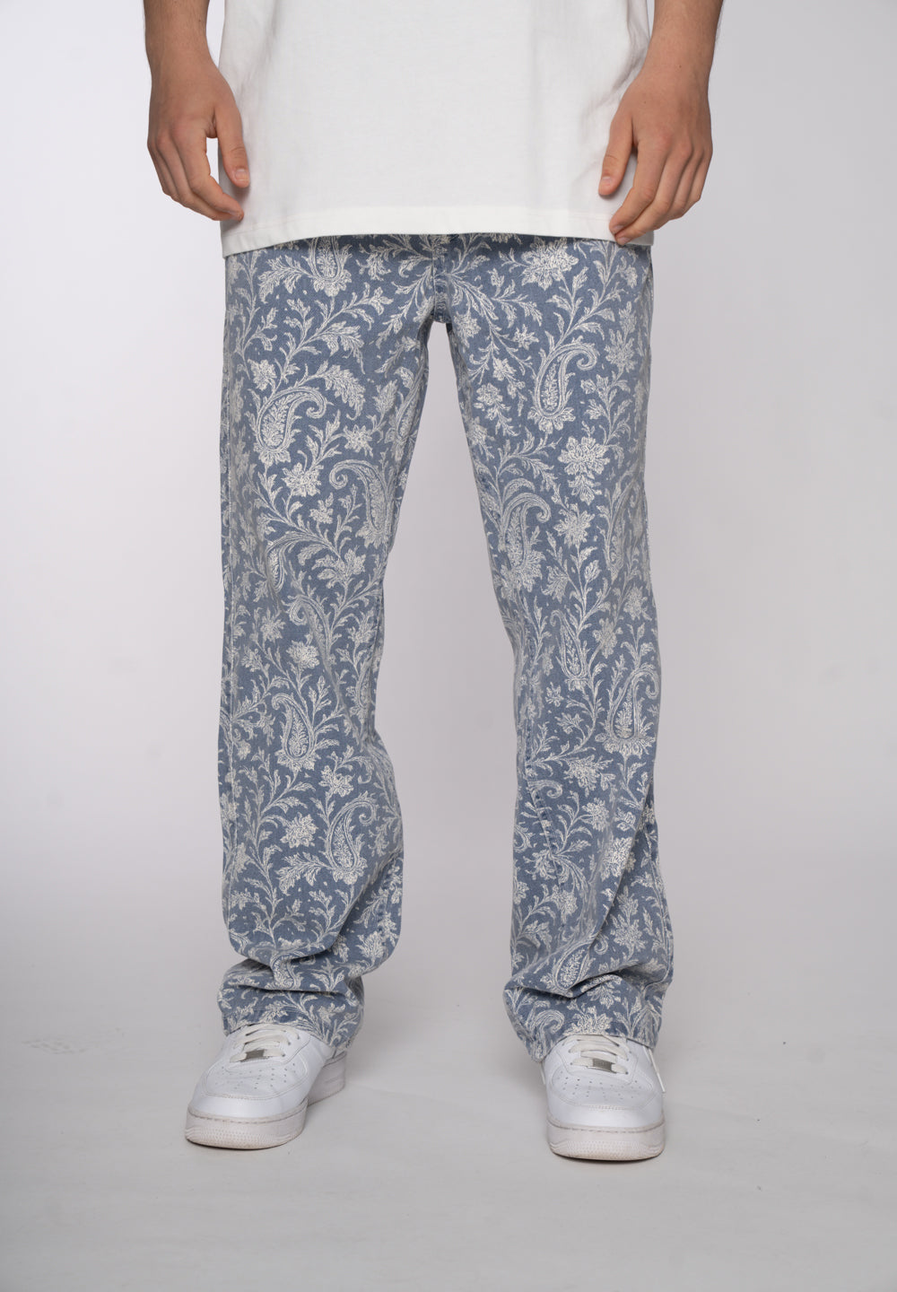 Wide straight jeans DUCK Duck Green