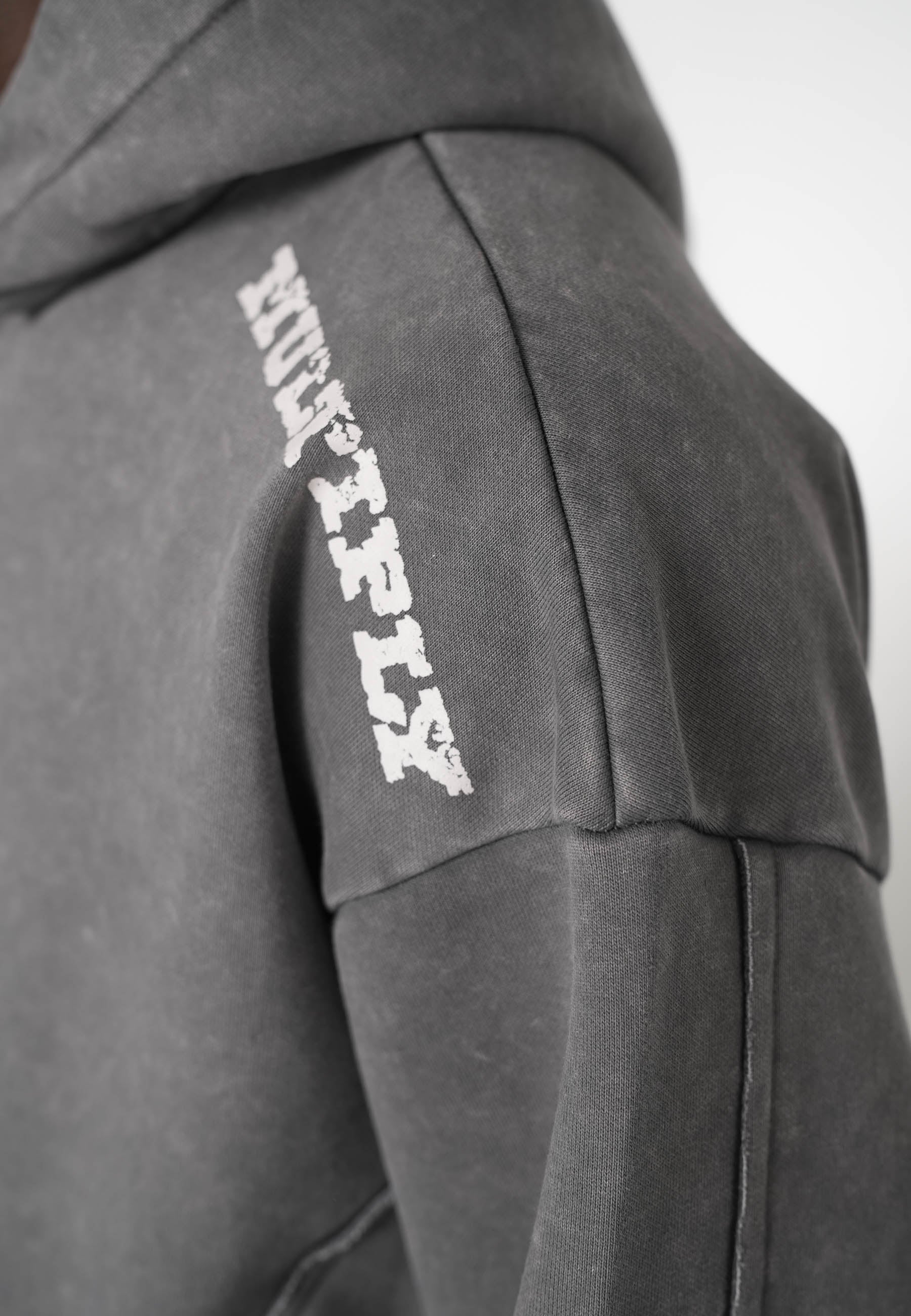 Oversize Hoodie CLANDESTINE Gargoyle Washed