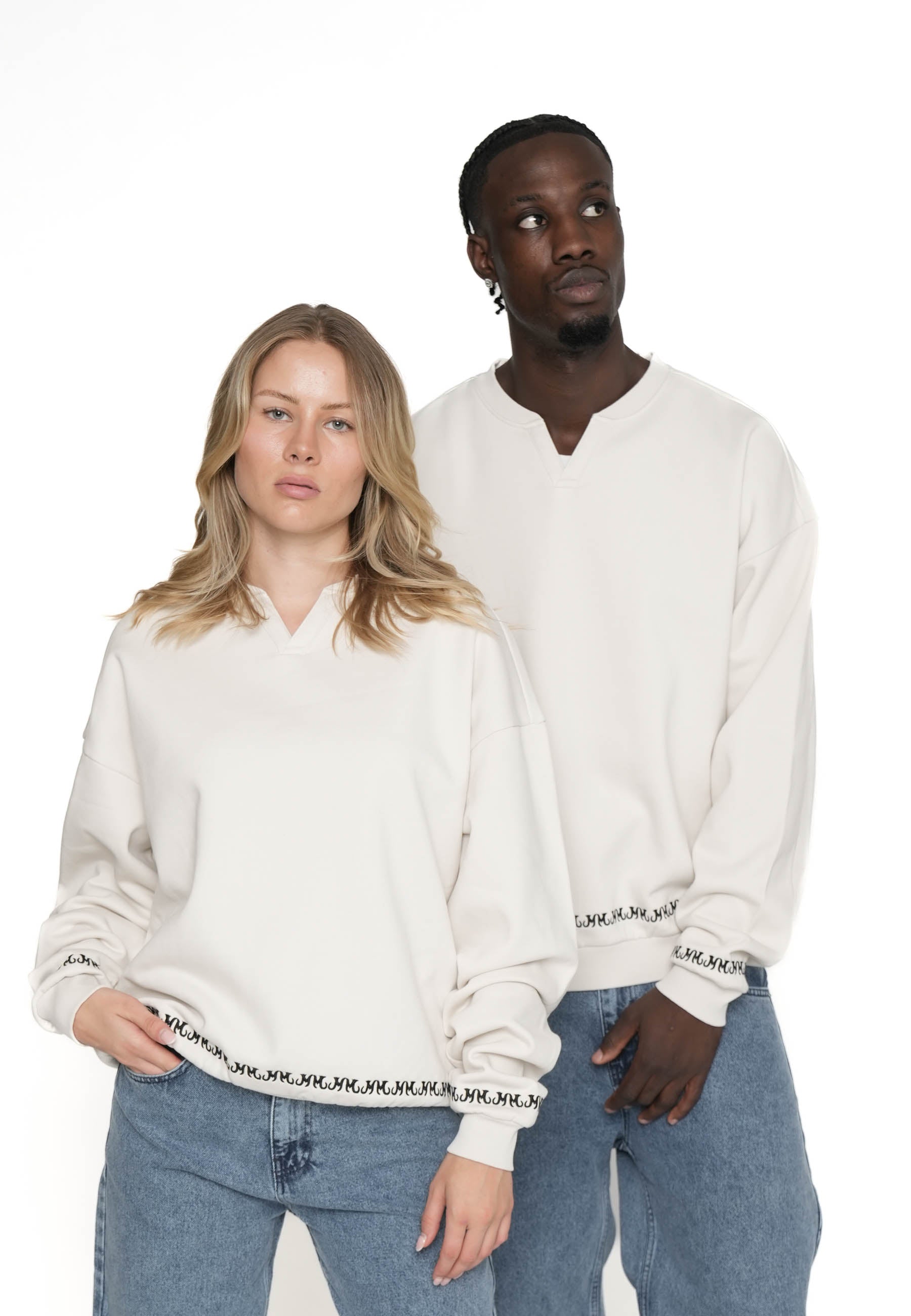 Oversize Sweatshirt RECORD SHOP Vasporous Gray