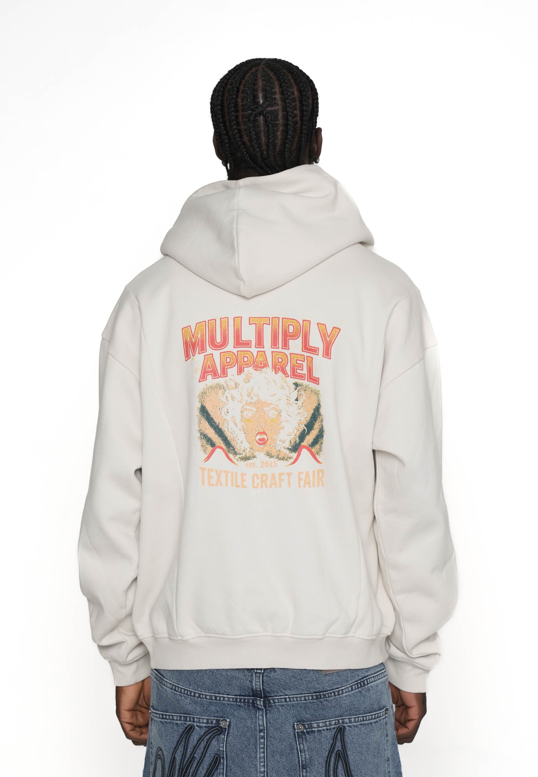 Oversize Hoodie CRAFT FAIR  Vasporous Gray