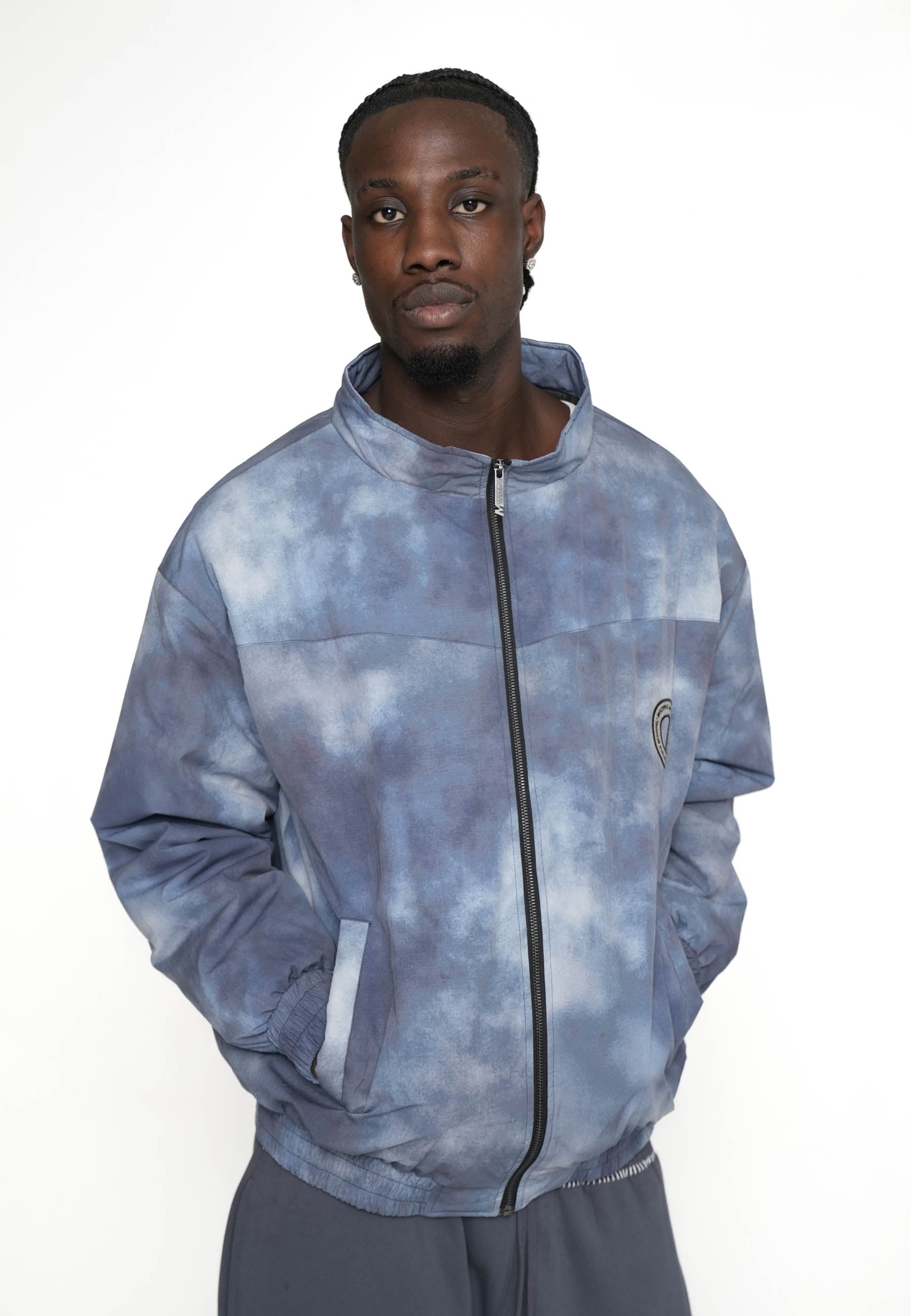 Panneled Windbreaker BREAKER Black