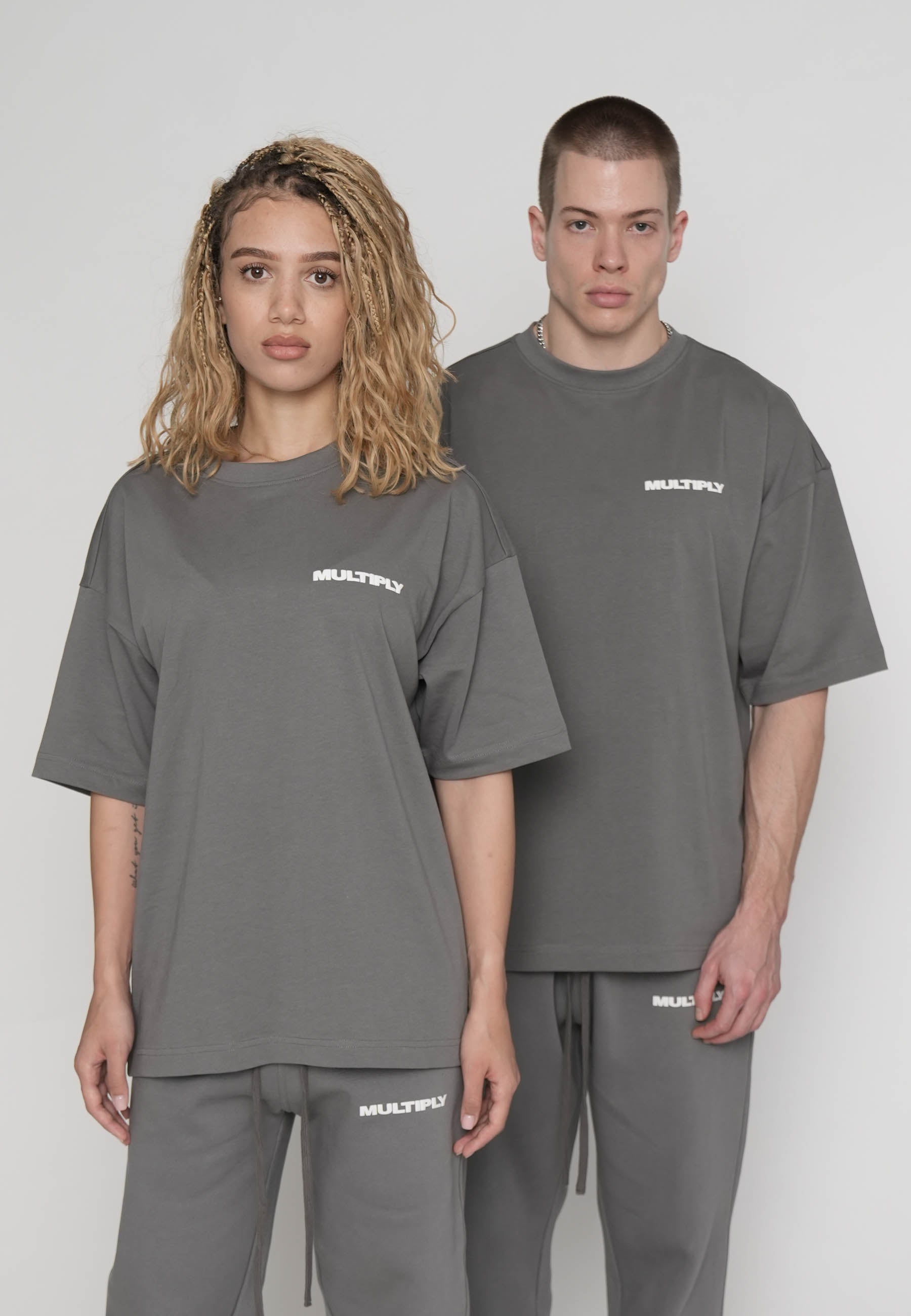 Oversize T-shirt MULTIPLY Gargoyle