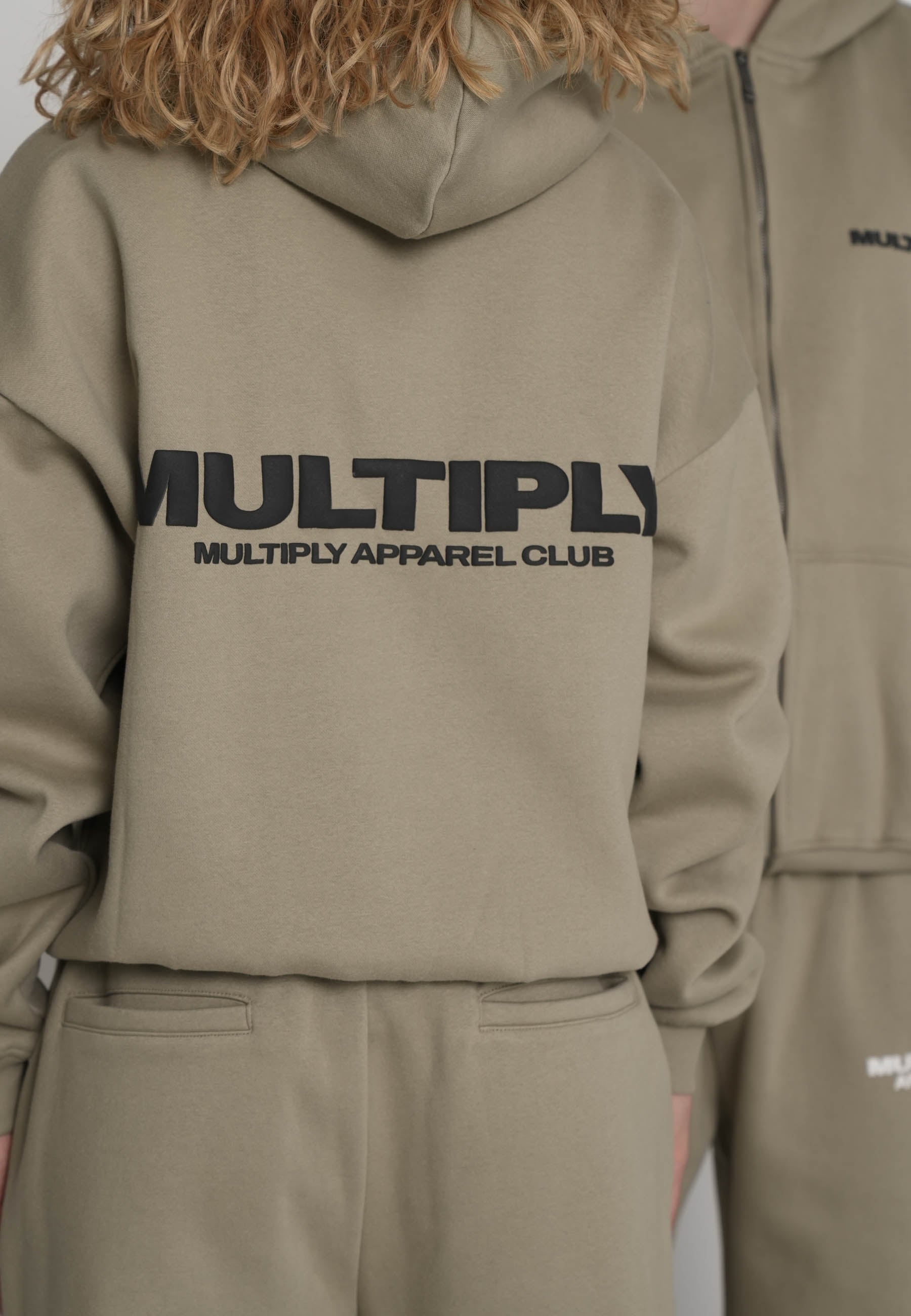 Oversize Zip Hoodie MULTIPLY Laurel Oak
