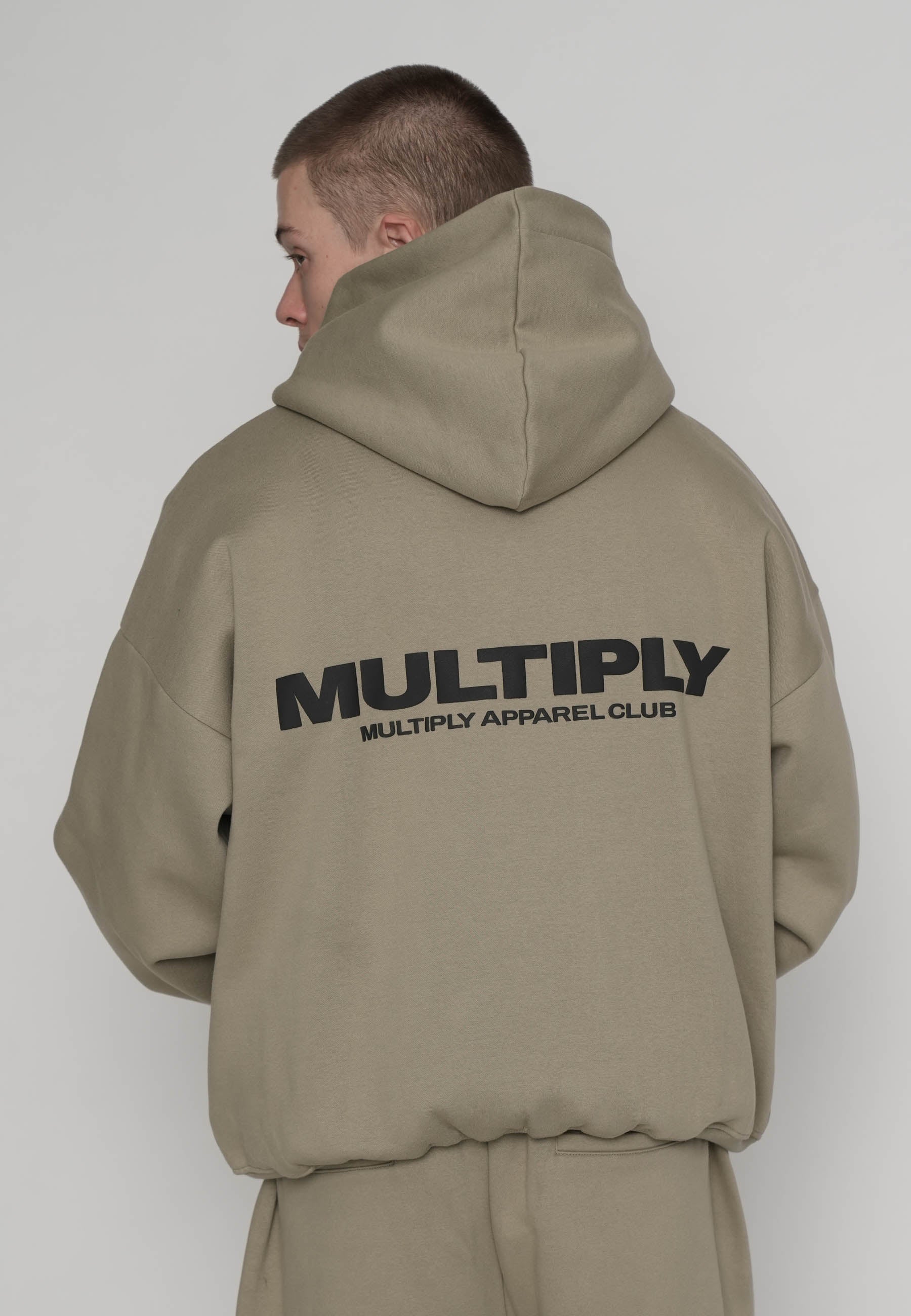 Oversize Zip Hoodie MULTIPLY Laurel Oak