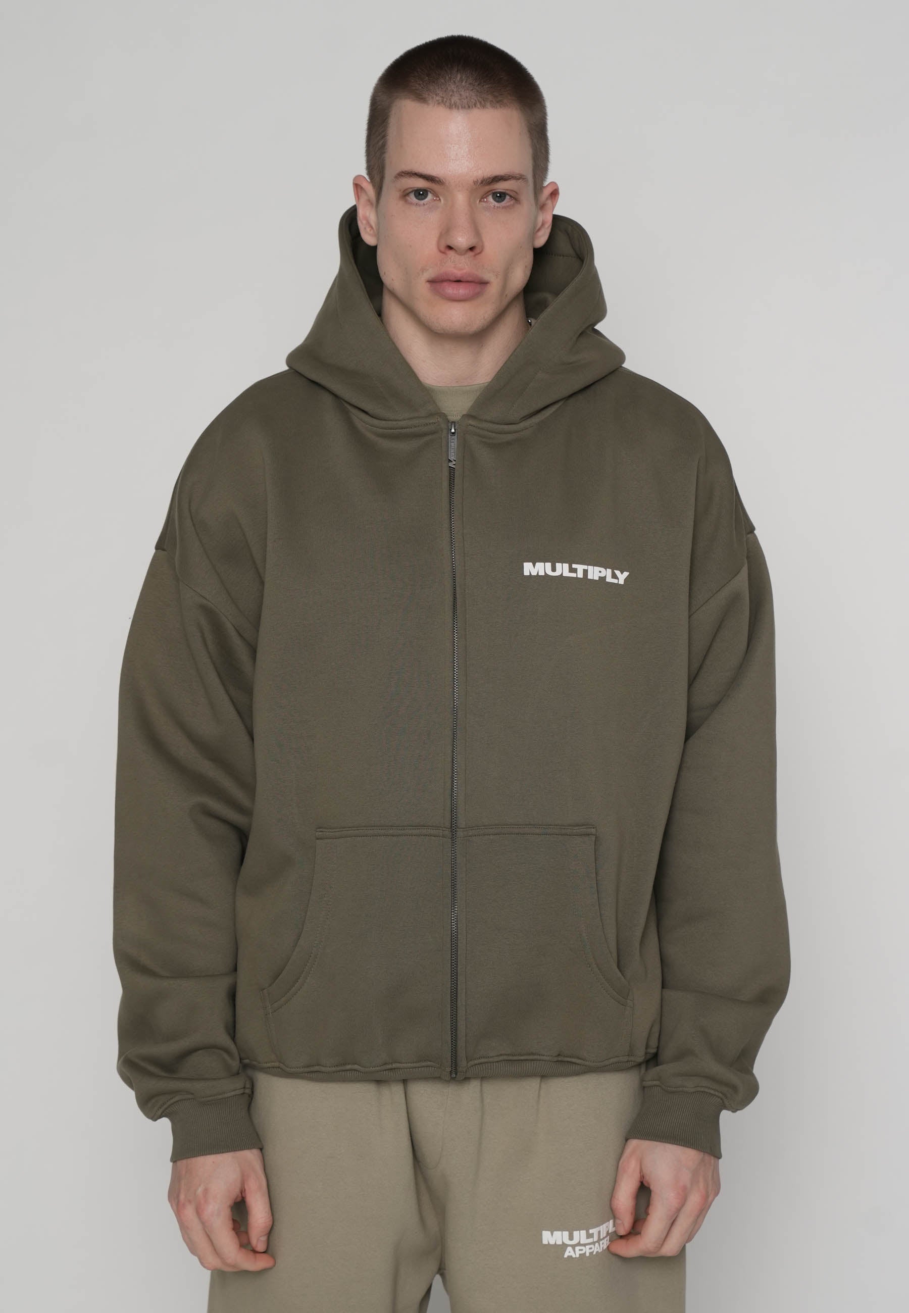 Oversize Zip Hoodie MULTIPLY Kalamata