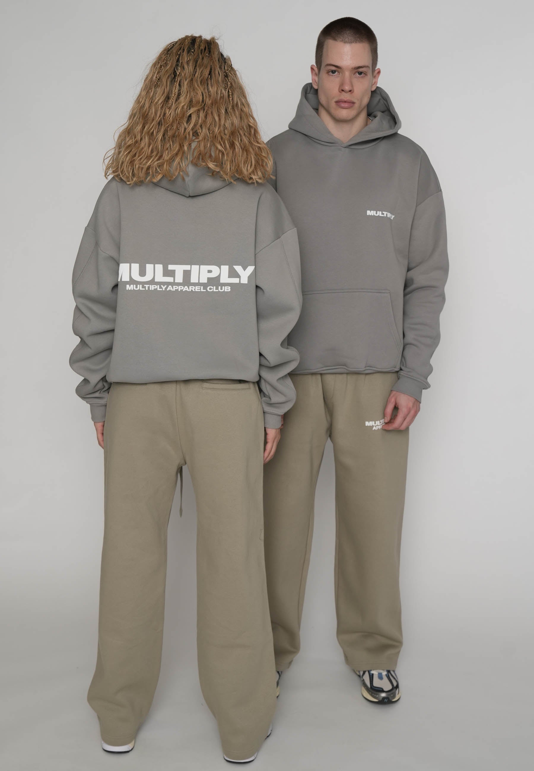 Oversize hoodie MULTIPLY Ultimate Grey