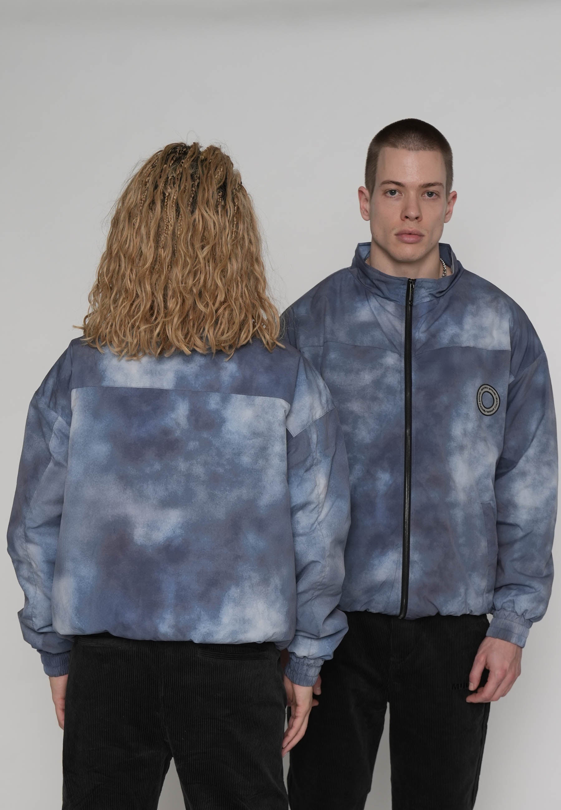 Panneled Windbreaker BREAKER Black