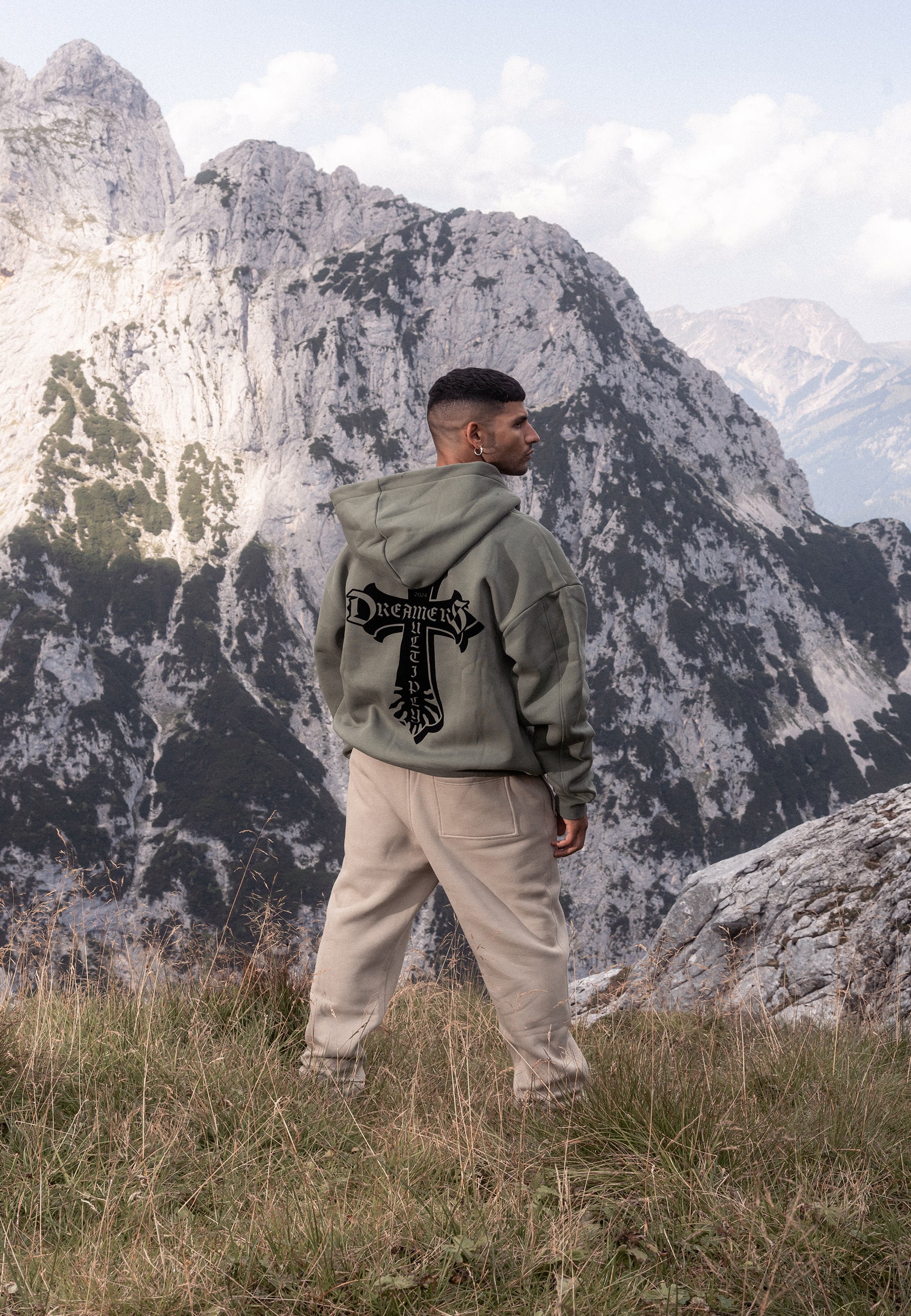 Oversize Zip Hoodie CAVALRY Four Leaf Clover