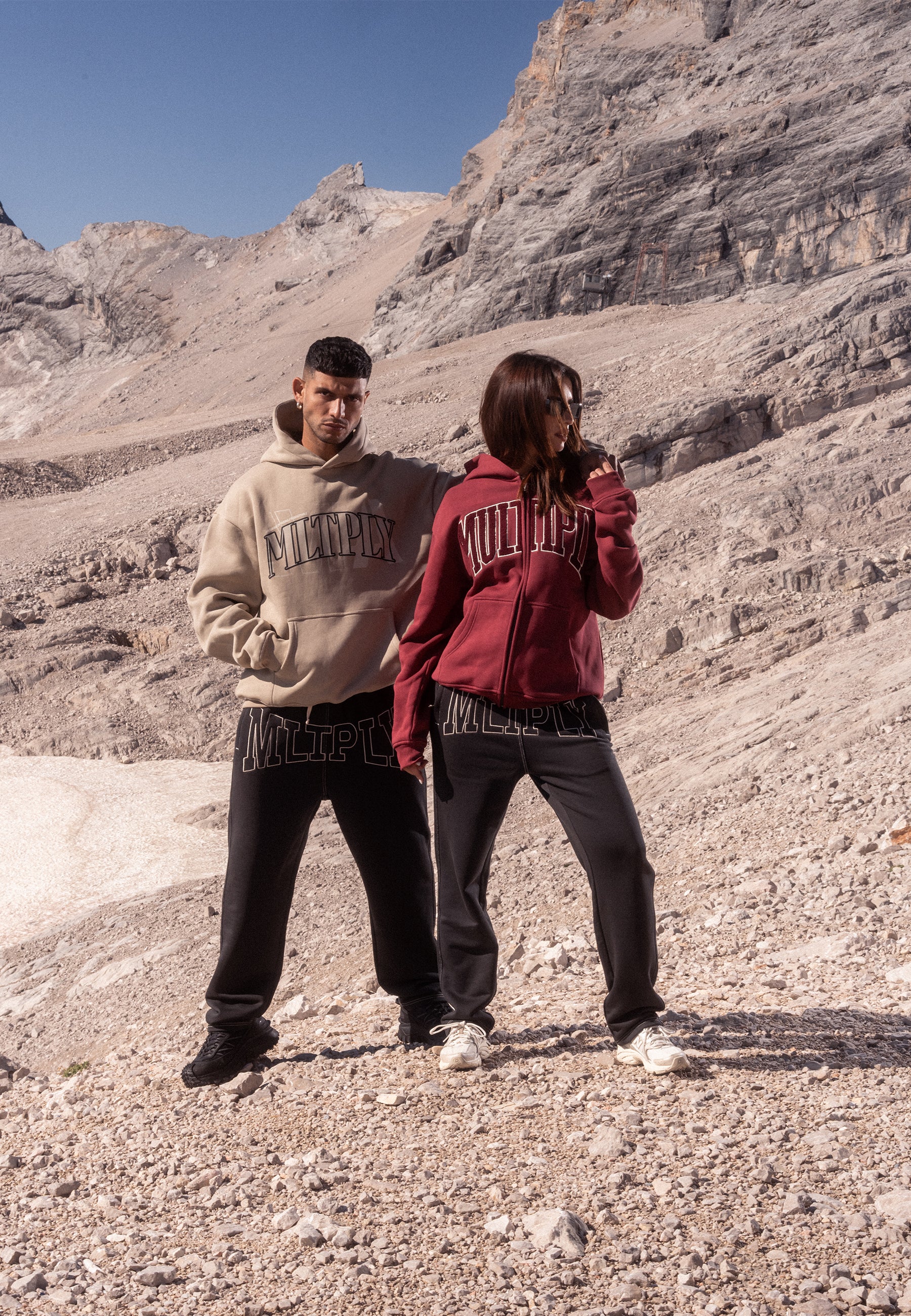Oversize Zip Hoodie MAJOR Ruby Wine