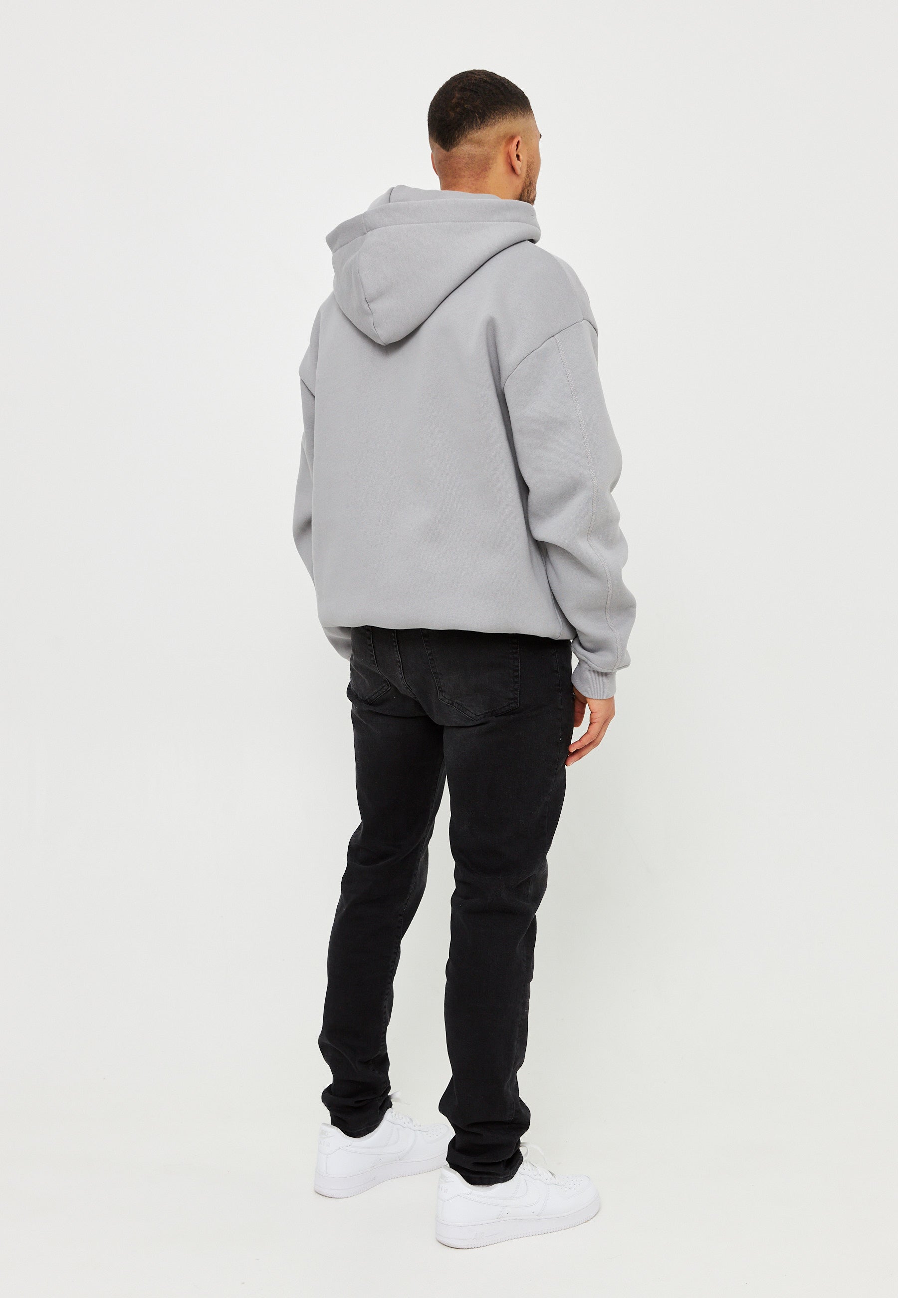 Oversize Zip Hoodie SAINT Ultimate Grey
