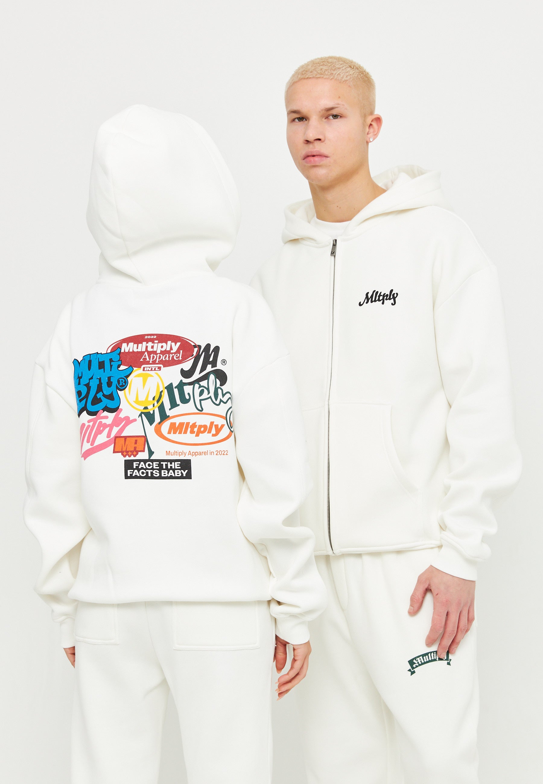 Oversize Zip Hoodie DIFFERENCES Snow White